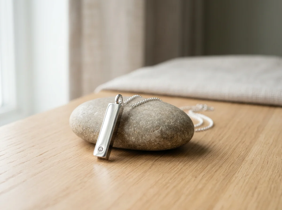 Simple Bar Capsule Pendant