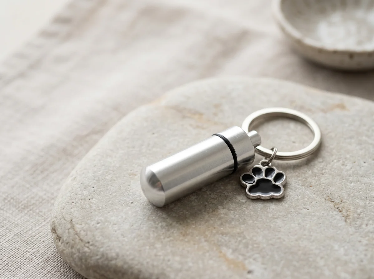 Paw Charm Pet Capsule Keychain