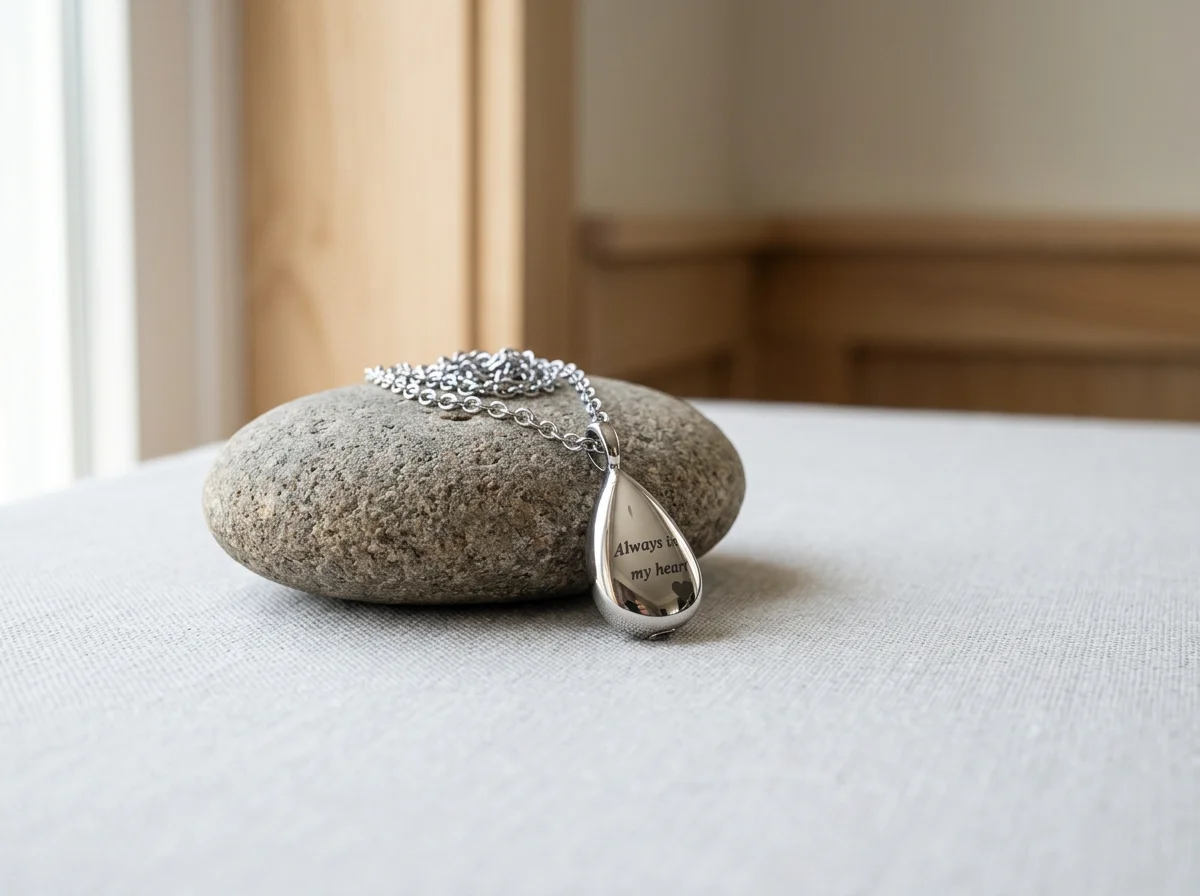 'Always in My Heart' Teardrop Pendant