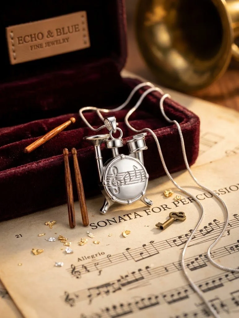 Drum Beat Capsule Pendant