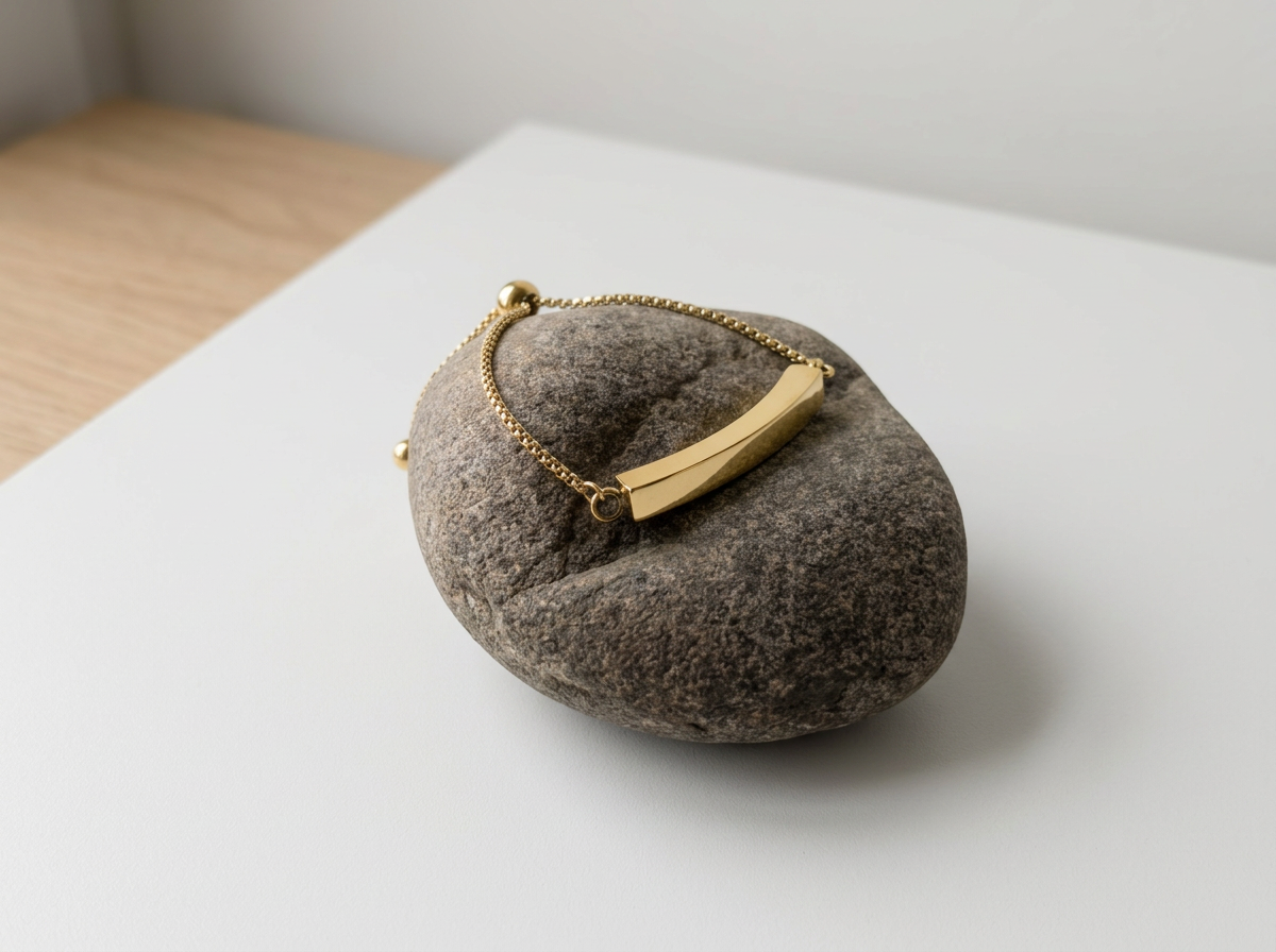 Gold Bar Capsule Bracelet