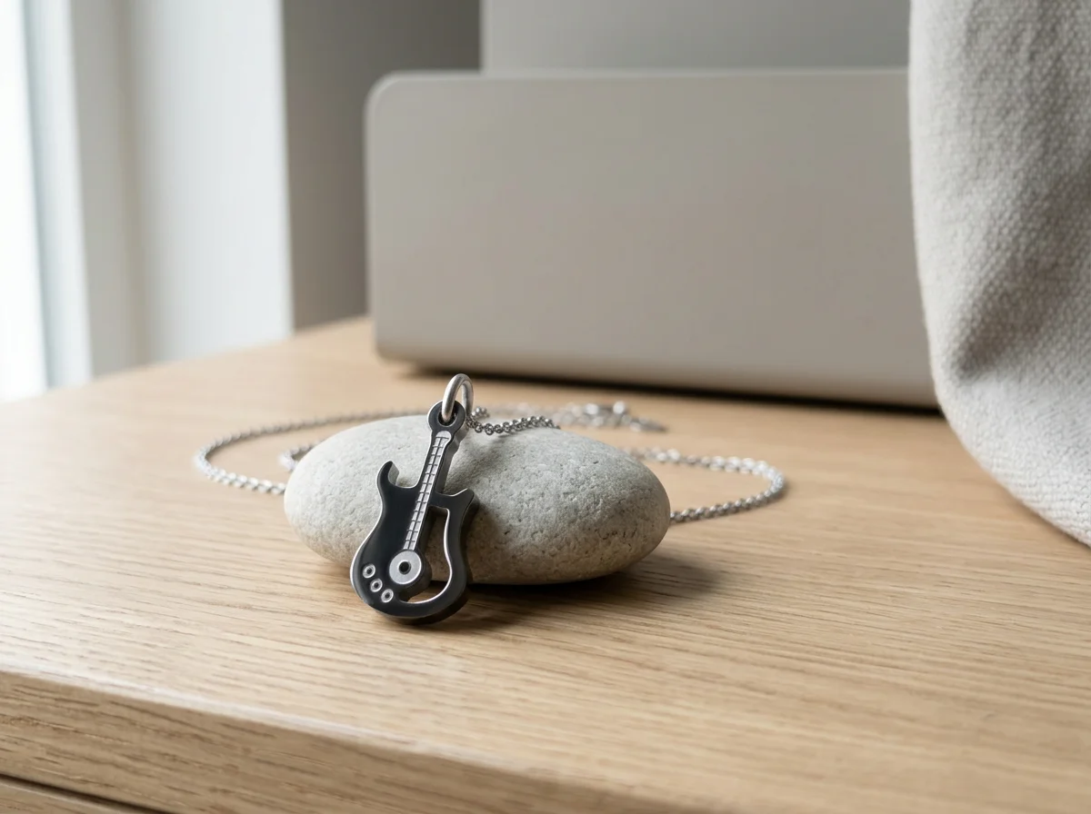 Bandmates Guitar Capsule Pendant