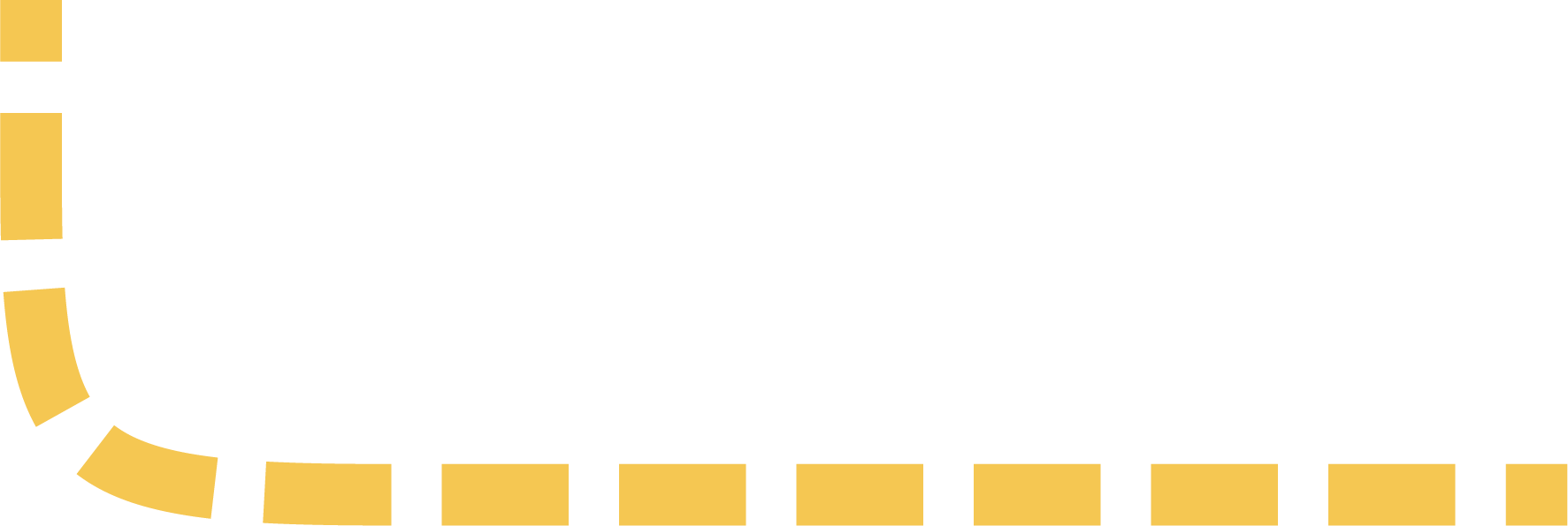 A dotted line path