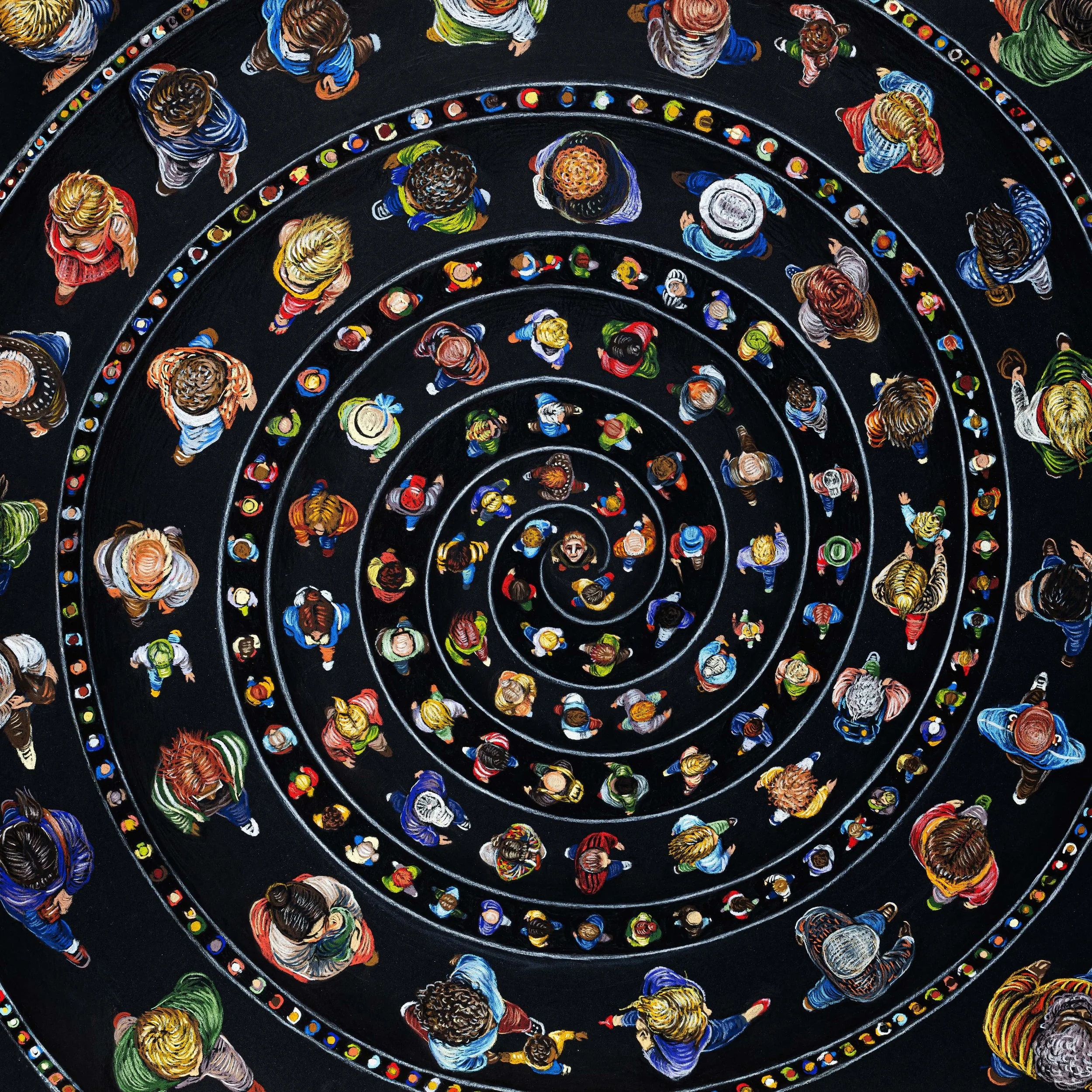 Jont - Walk Right Through Album Artwork by Vanni Mangoni