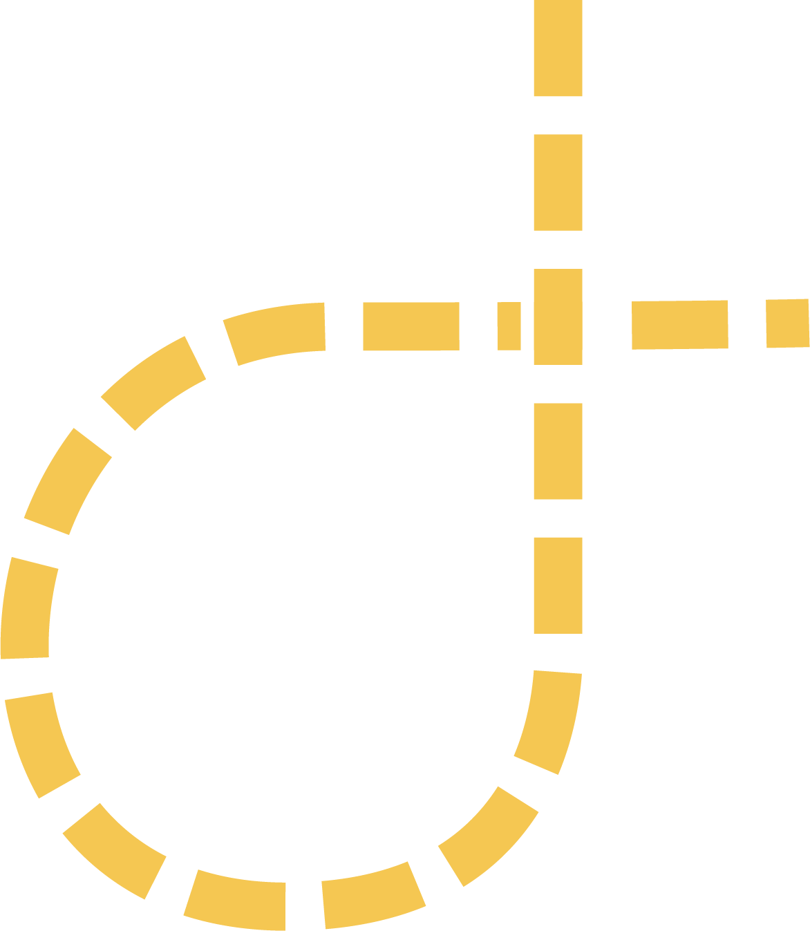 a dotted line path
