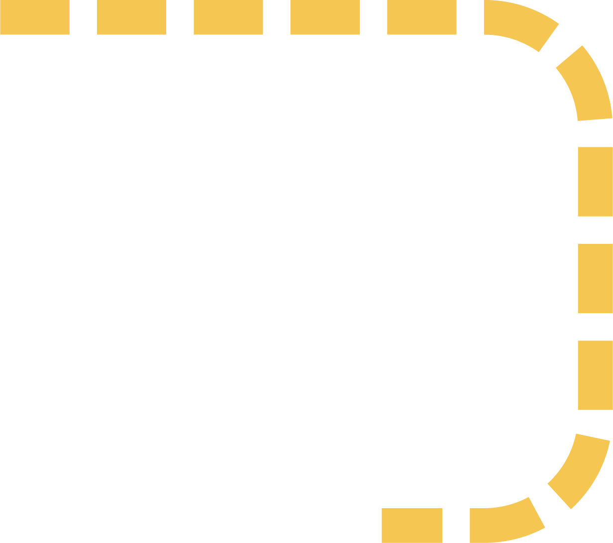 a dotted line path