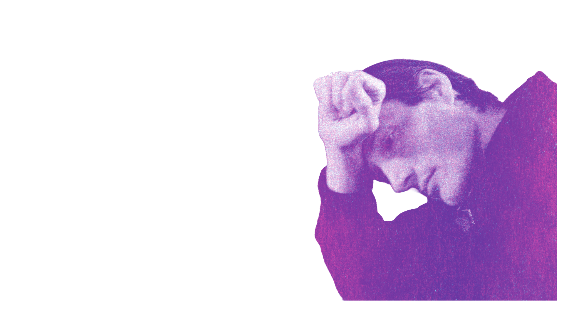 Risograph of one of the members of The Dirty Nil.