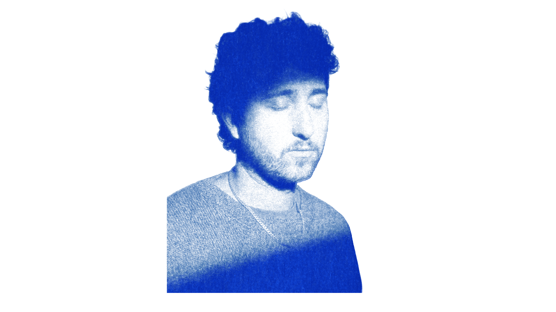 Risograph of the artist ARK IDENTITY.