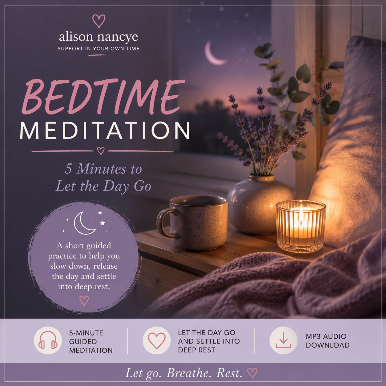 Bedtime Meditation | 5 Minutes to Let the Day Go