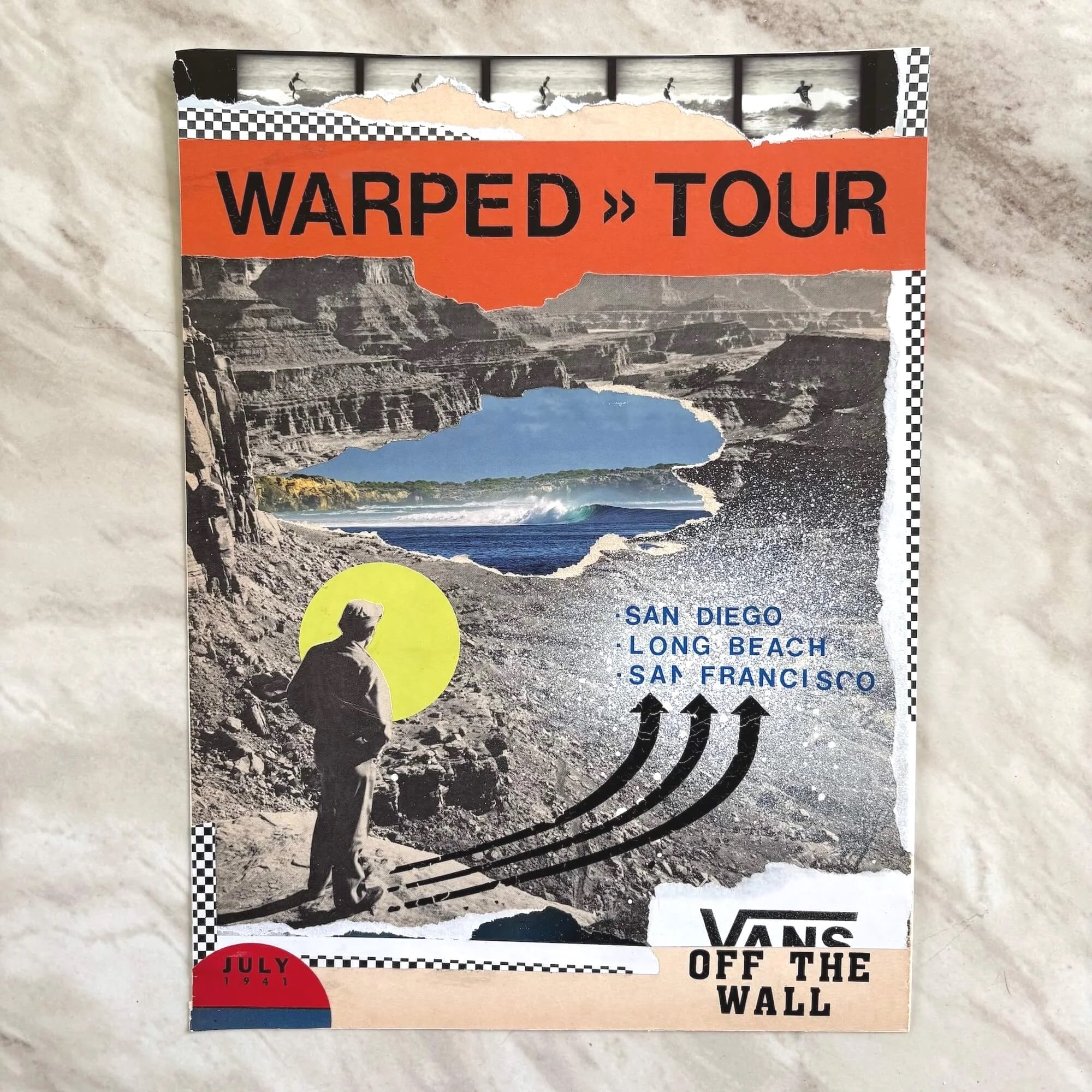 Warped Tour 1941 - 9x12" - $135