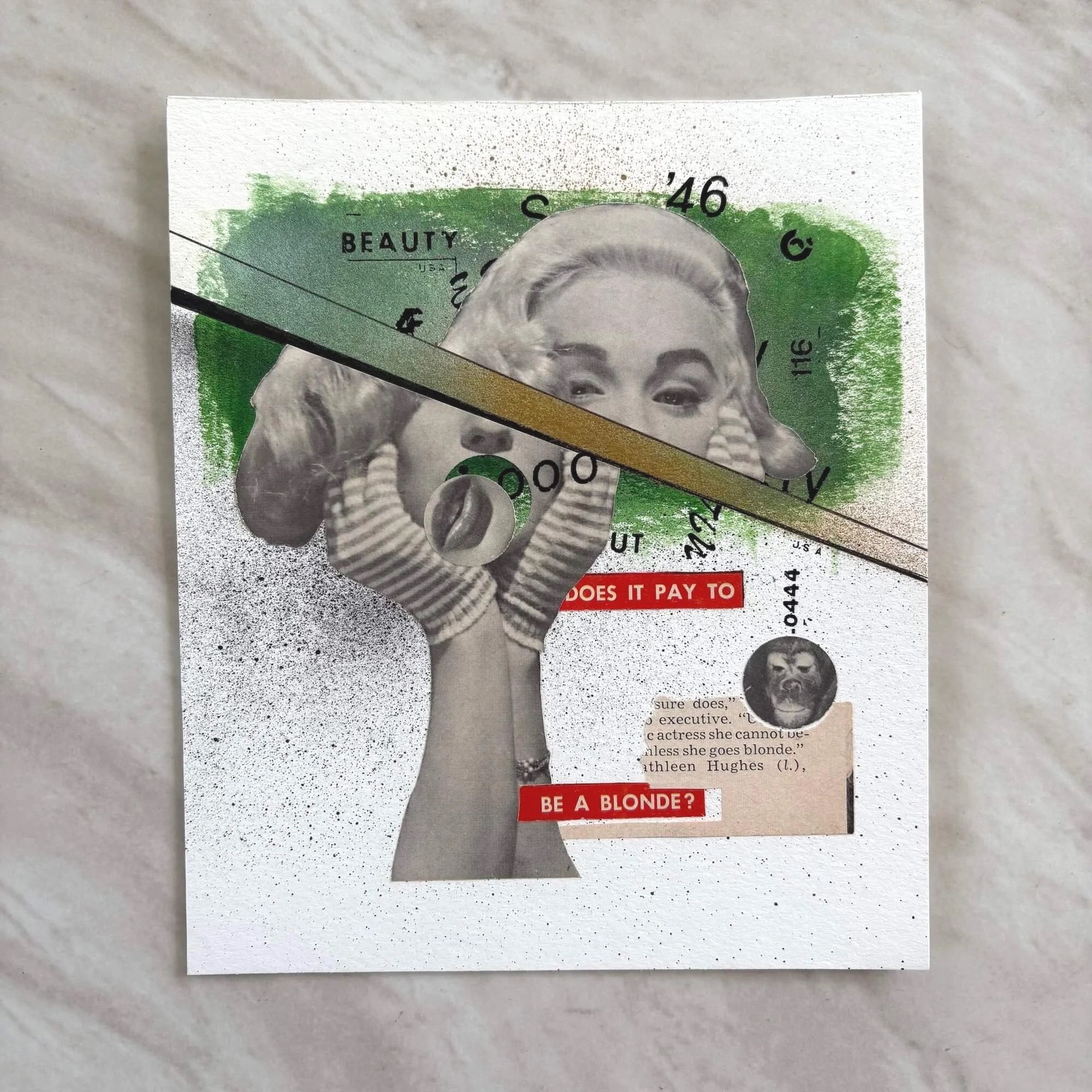 Blonde? - 6x7" - $35
