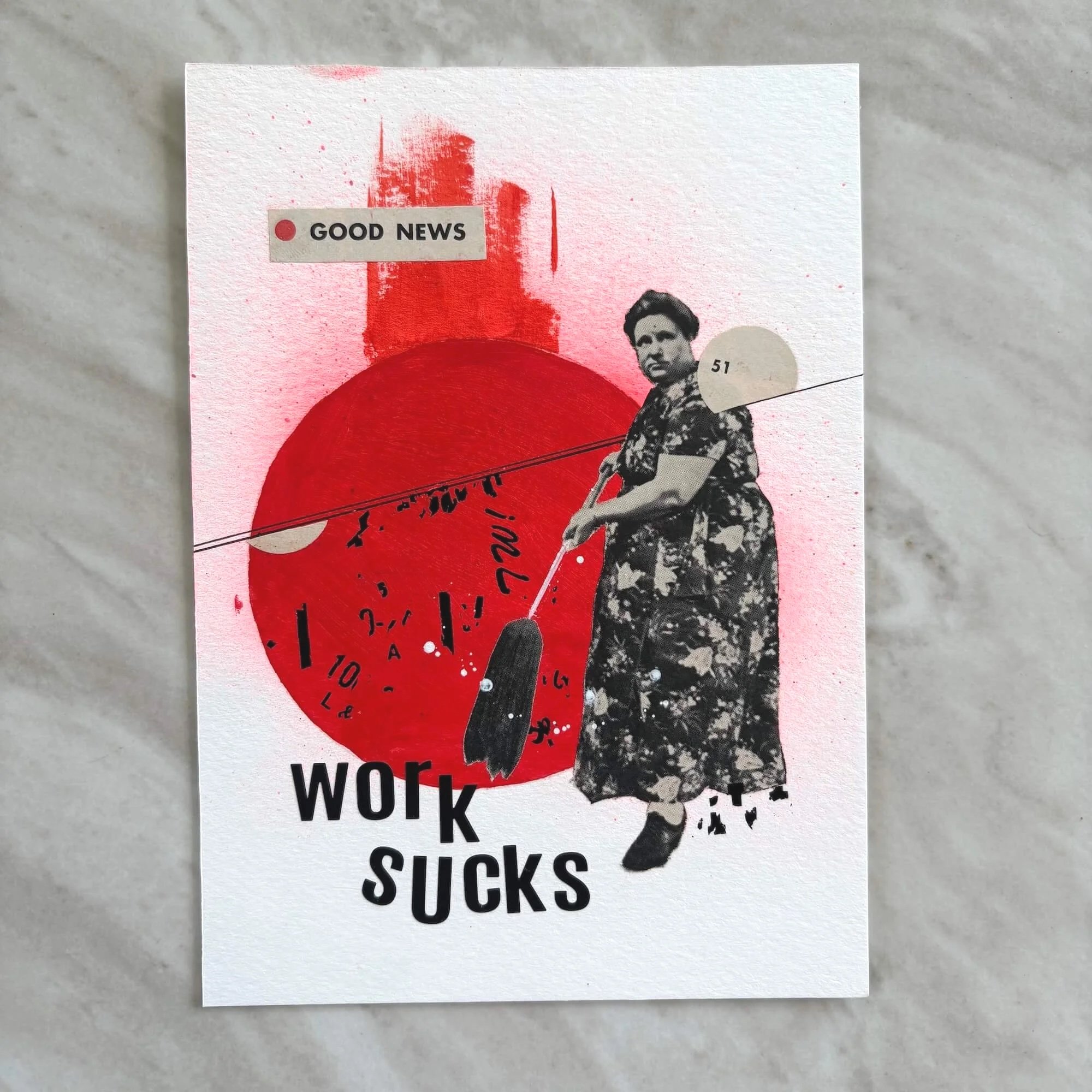 Employment - 5x7" - $35