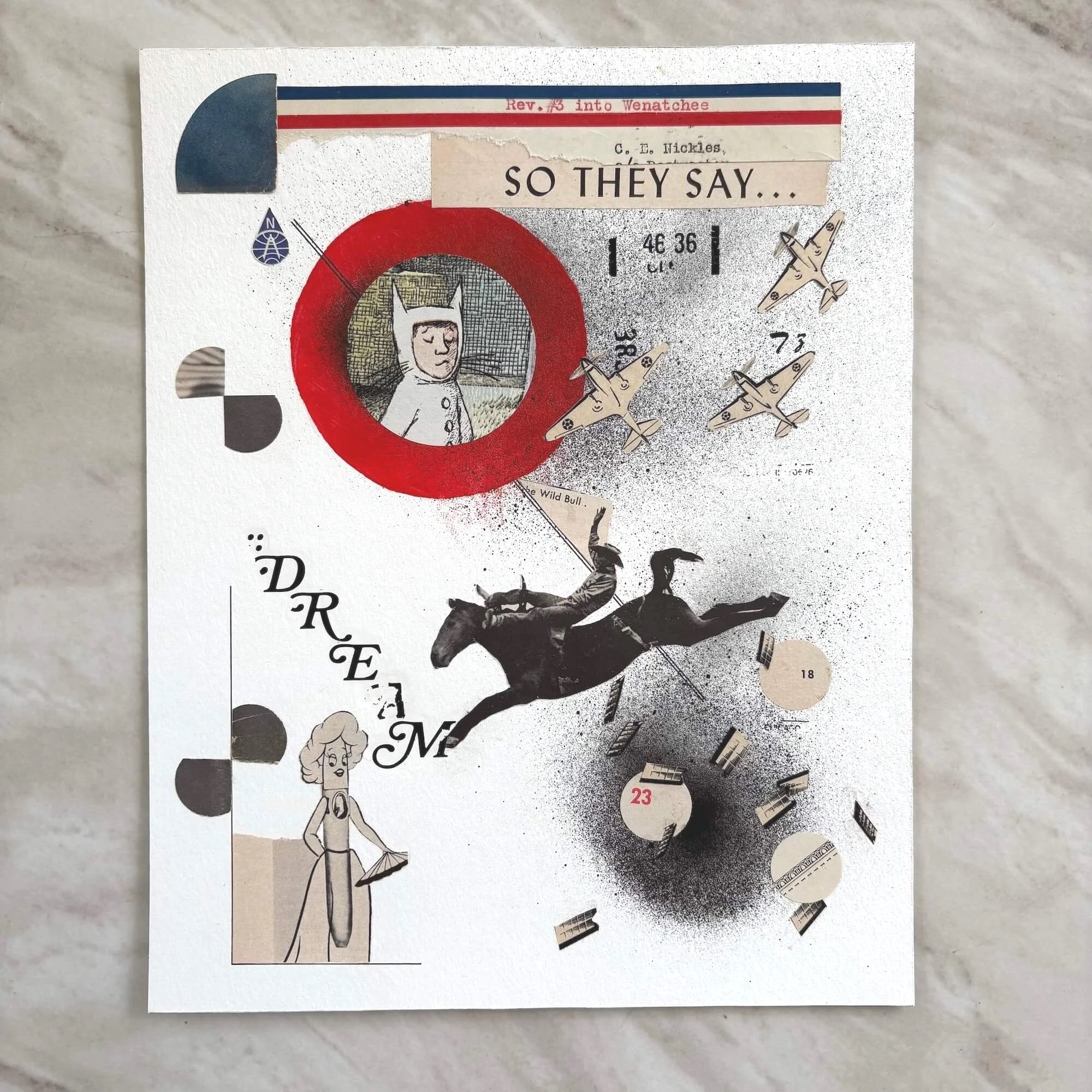 So They Say - 8x10" - $25