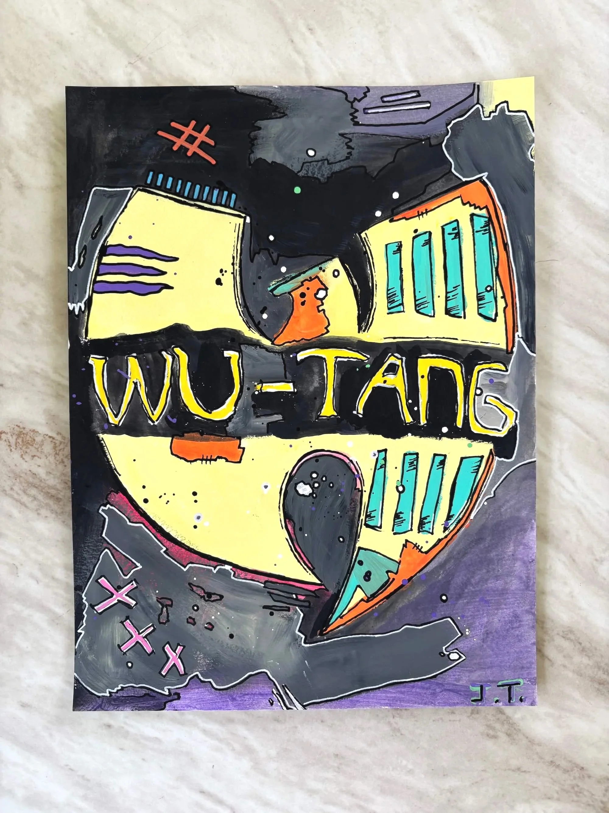 Wu - 12x9" - $45