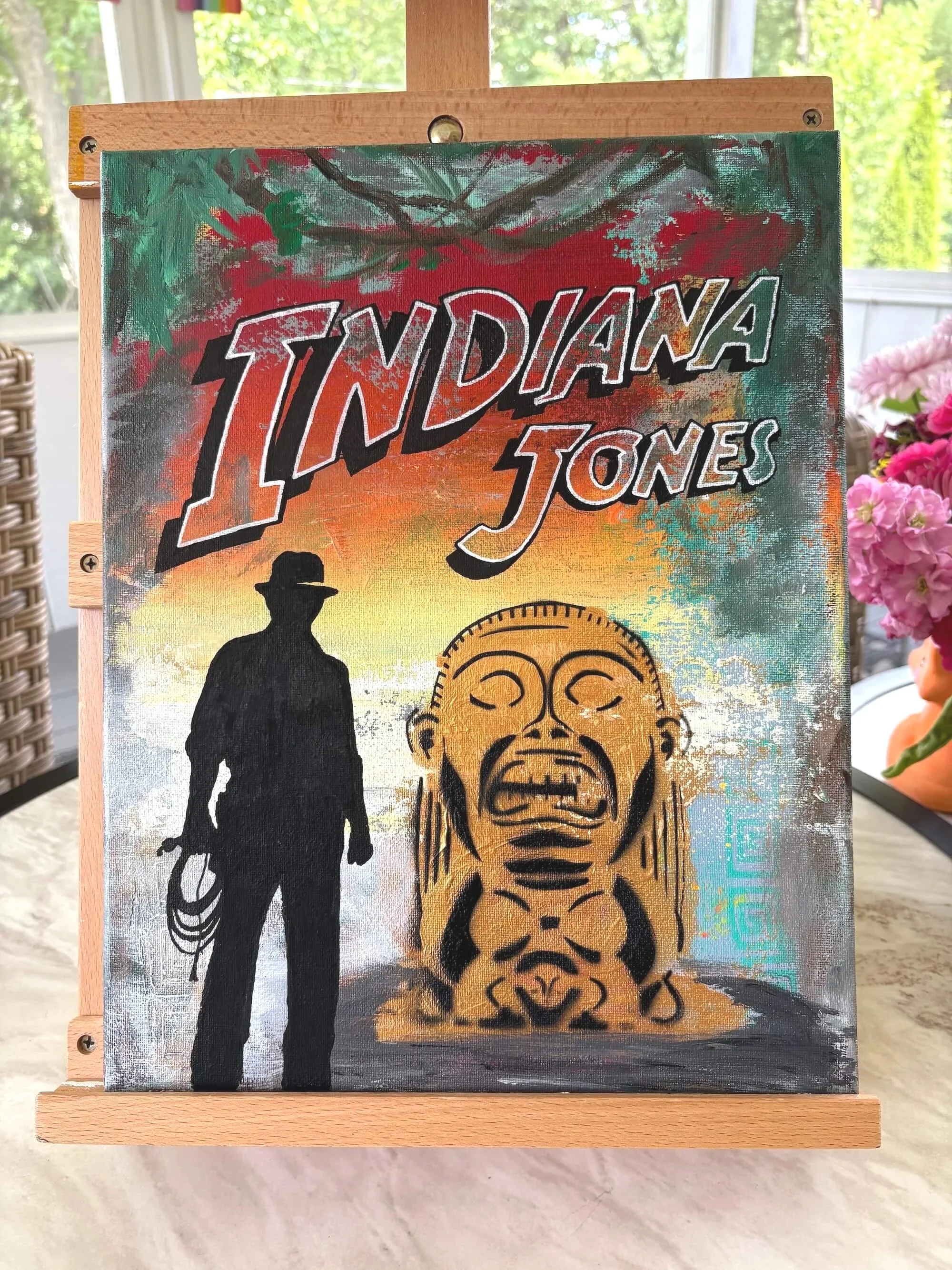 Indy - 14x11" Stretched Canvas - $120