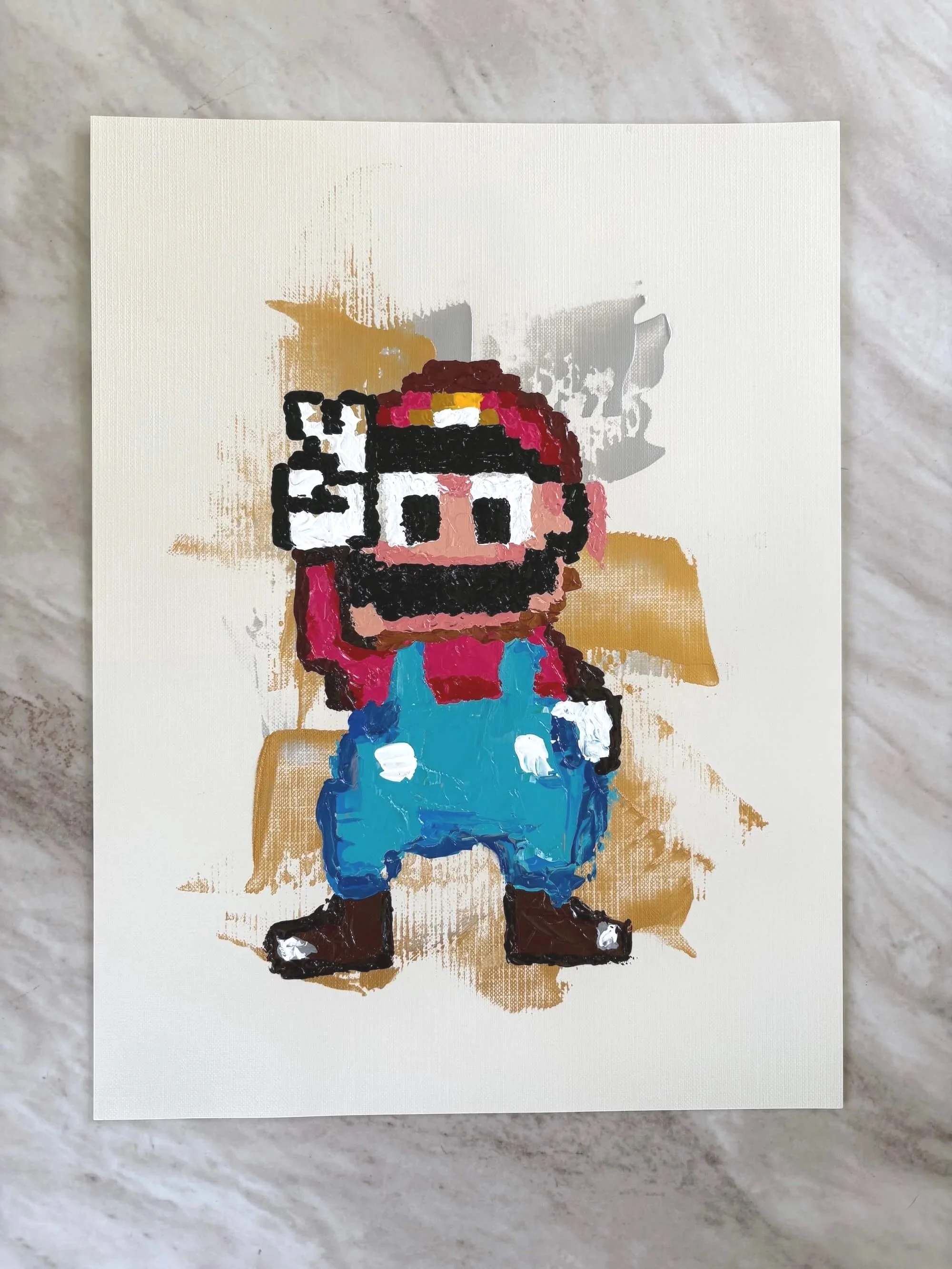 Super Mario - 12x9" - [SOLD]