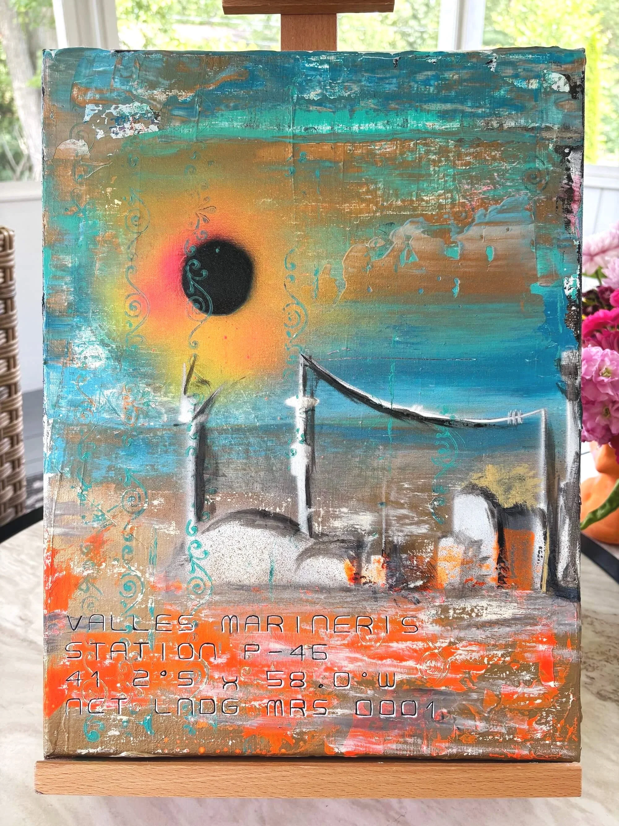 Outpost - 14x11" Stretched Canvas - [SOLD]