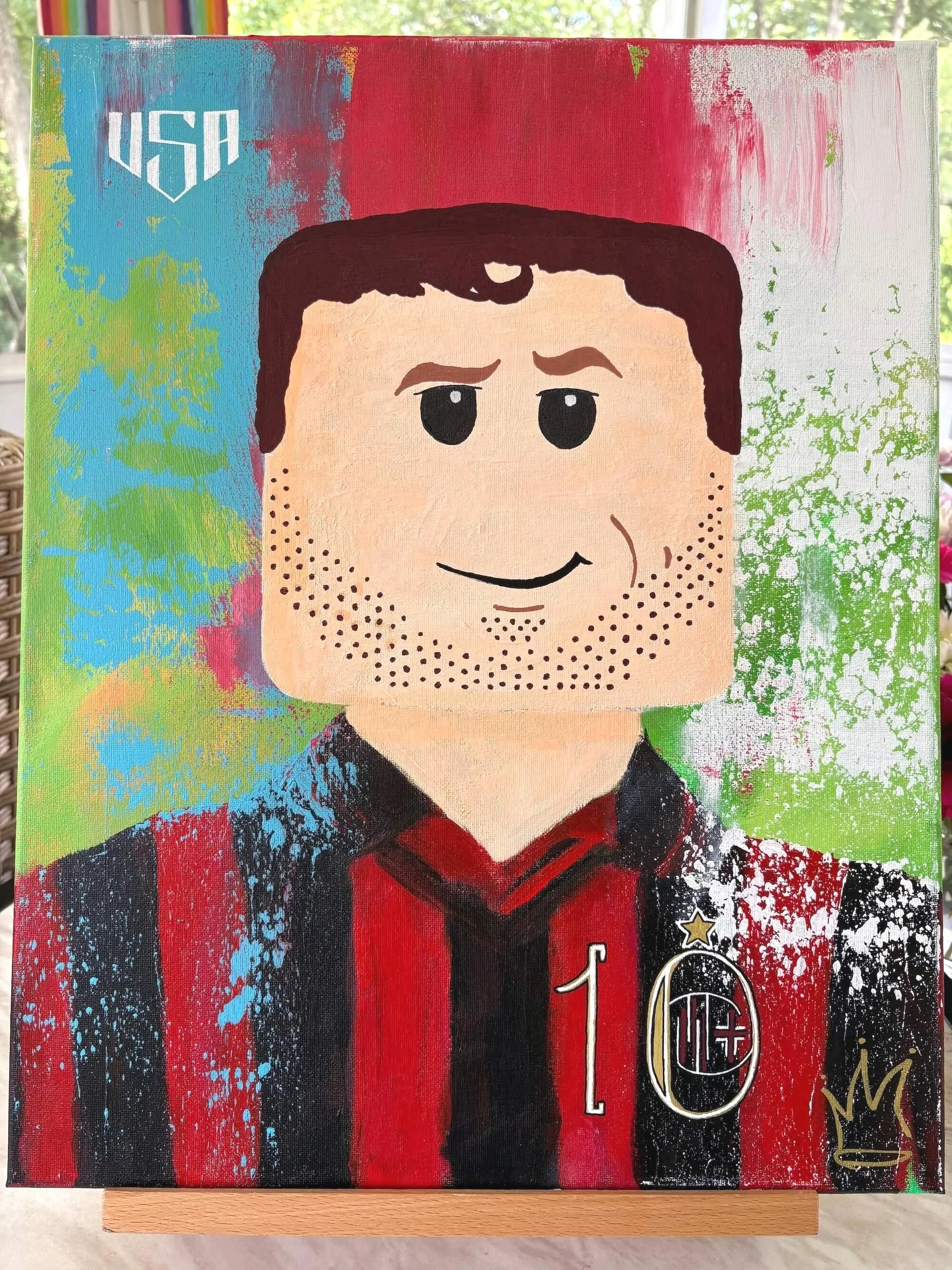 Pulisic - 20x16" Stretched Canvas - $55