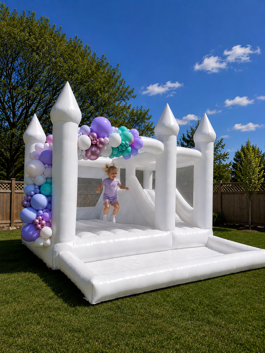 Large White Bounce House