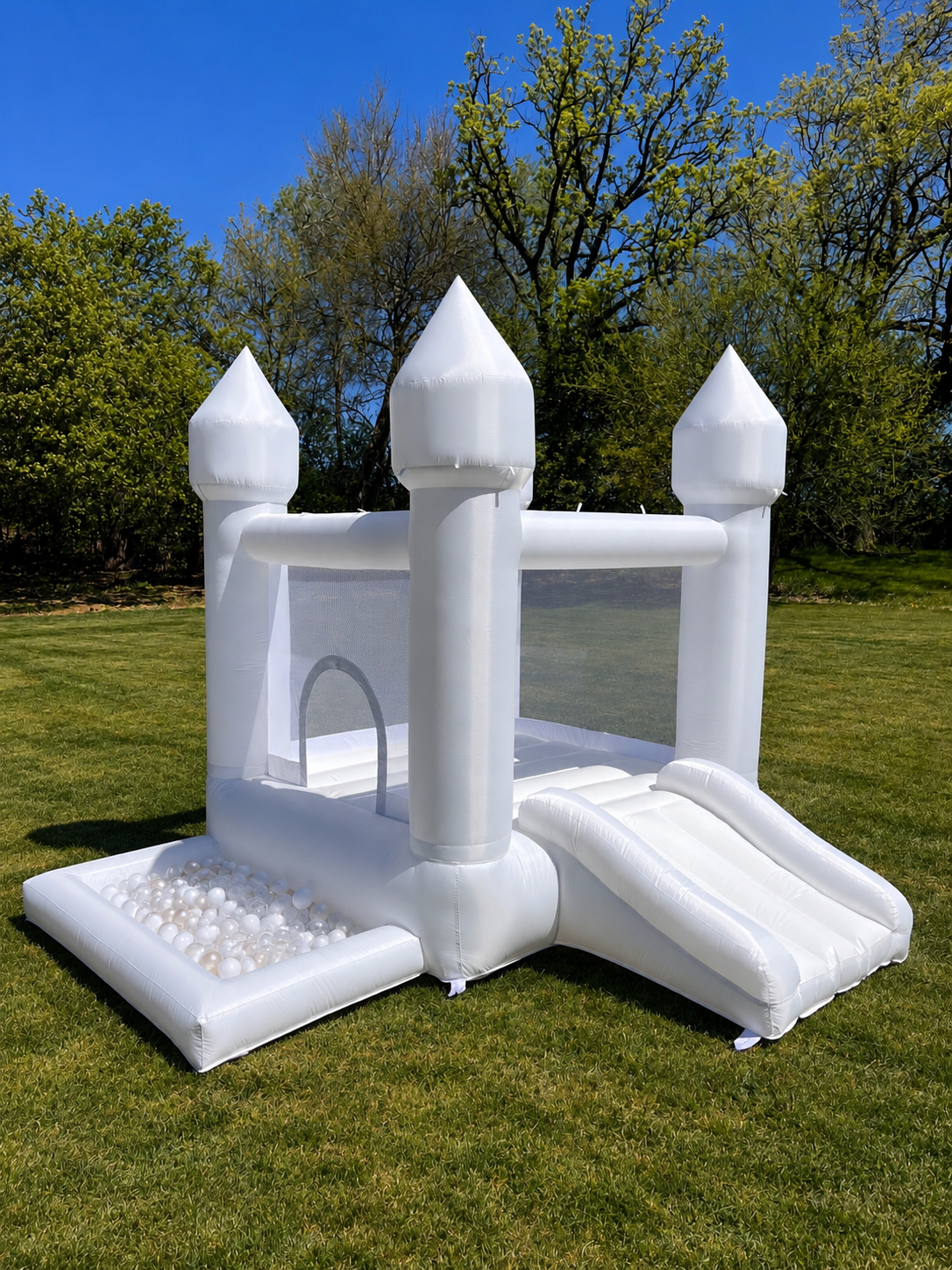 Toddler White Bounce House