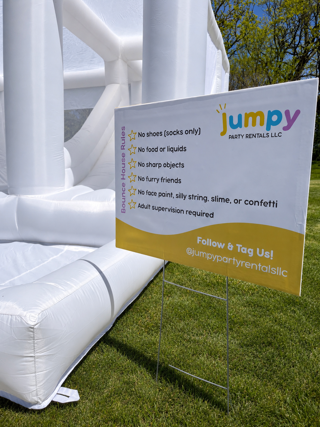 Jumpy Bounce House Rules