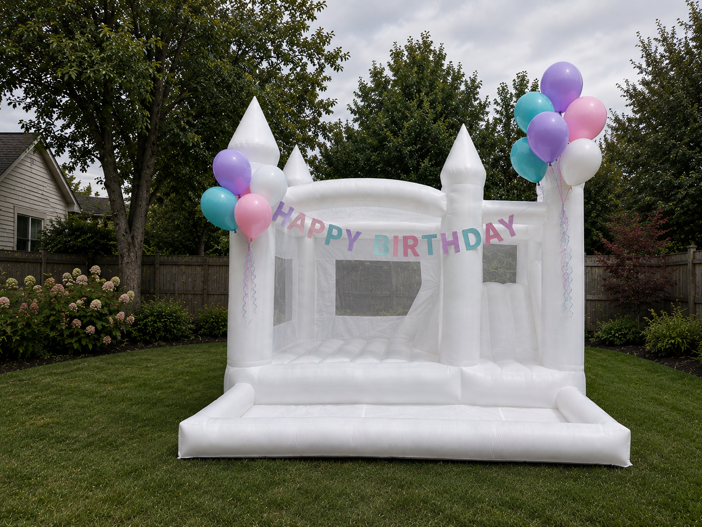 Large White Bounce House