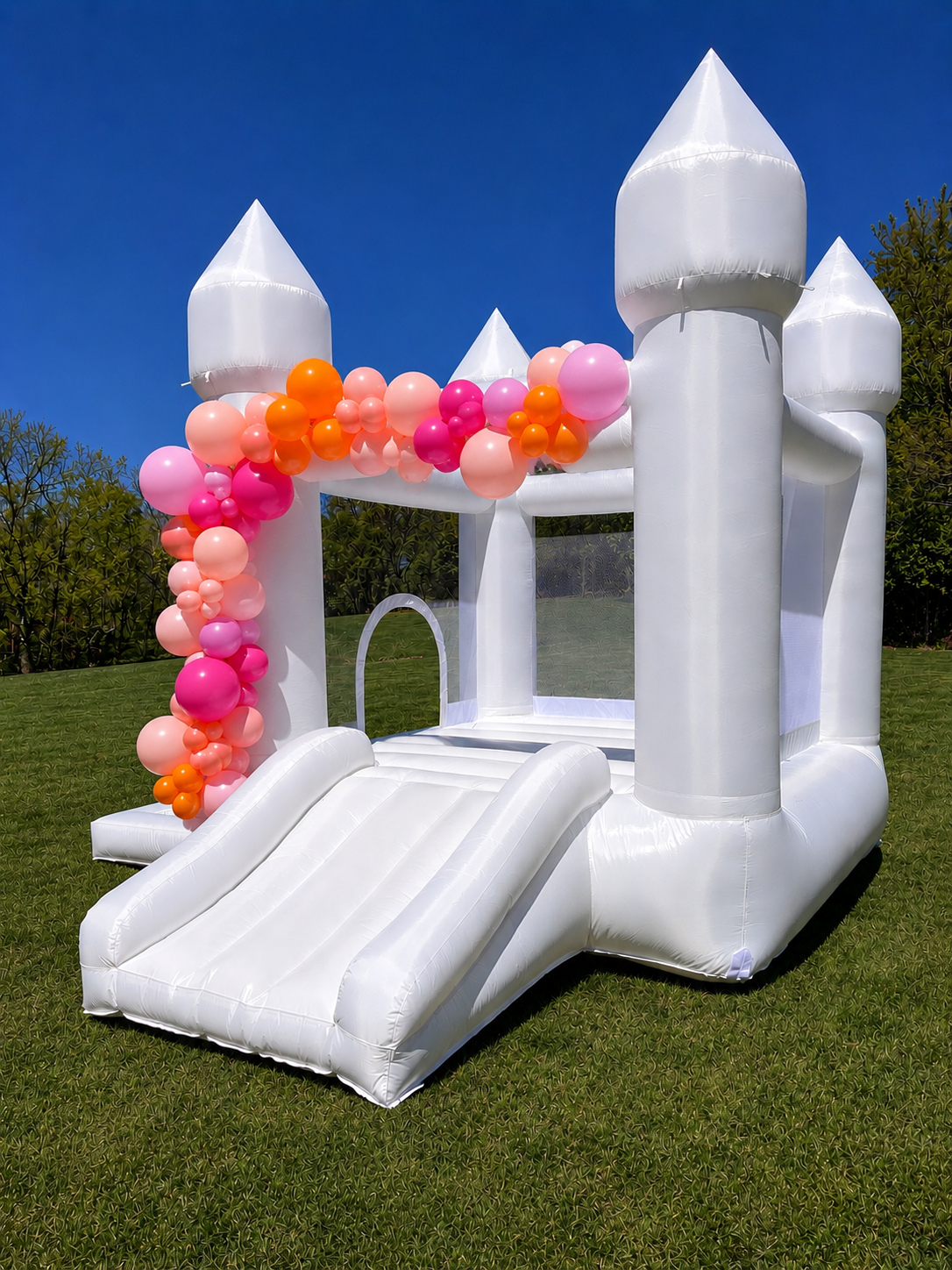 Toddler White Bounce House