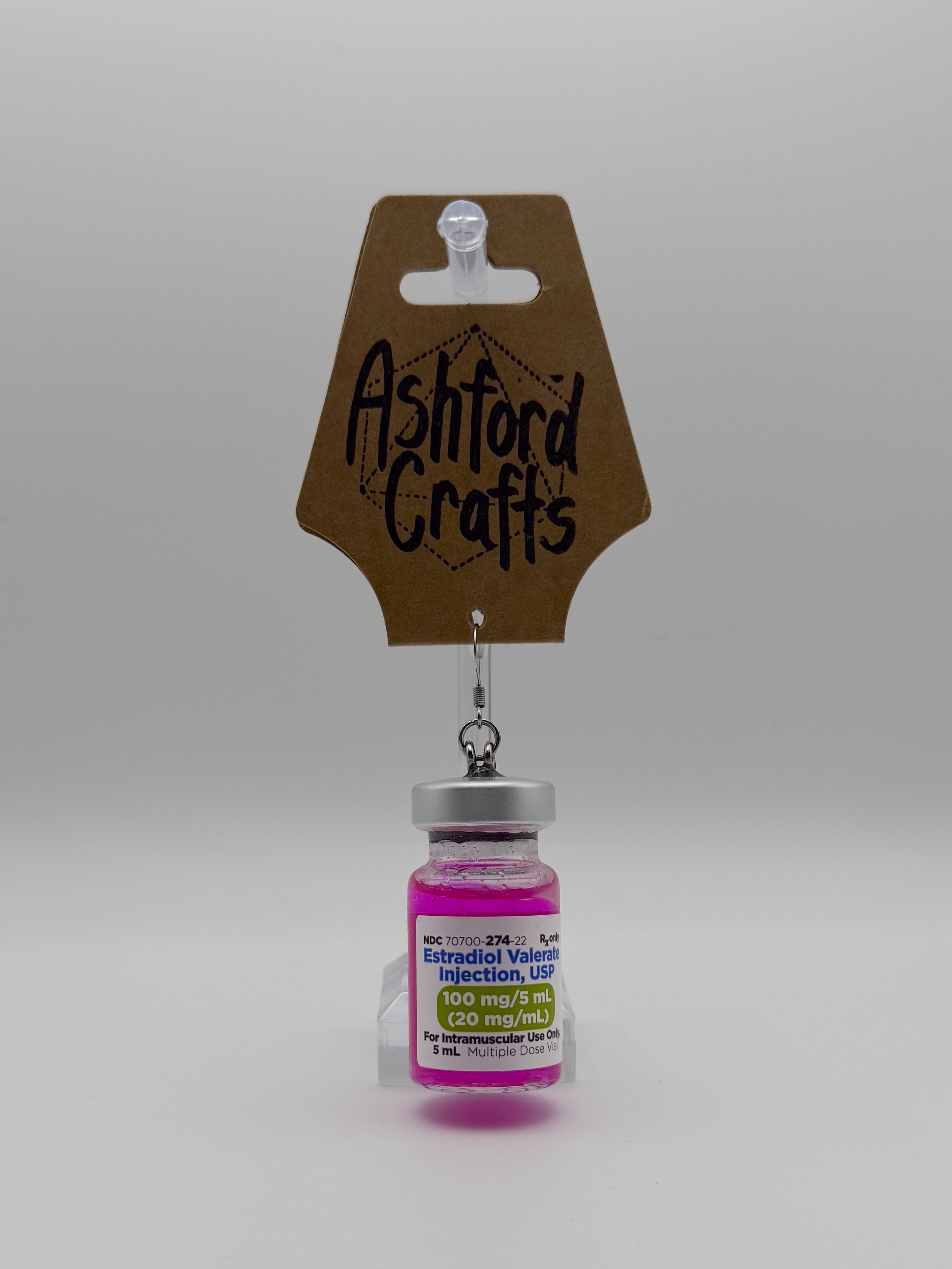 UV E-Bottle Earrings