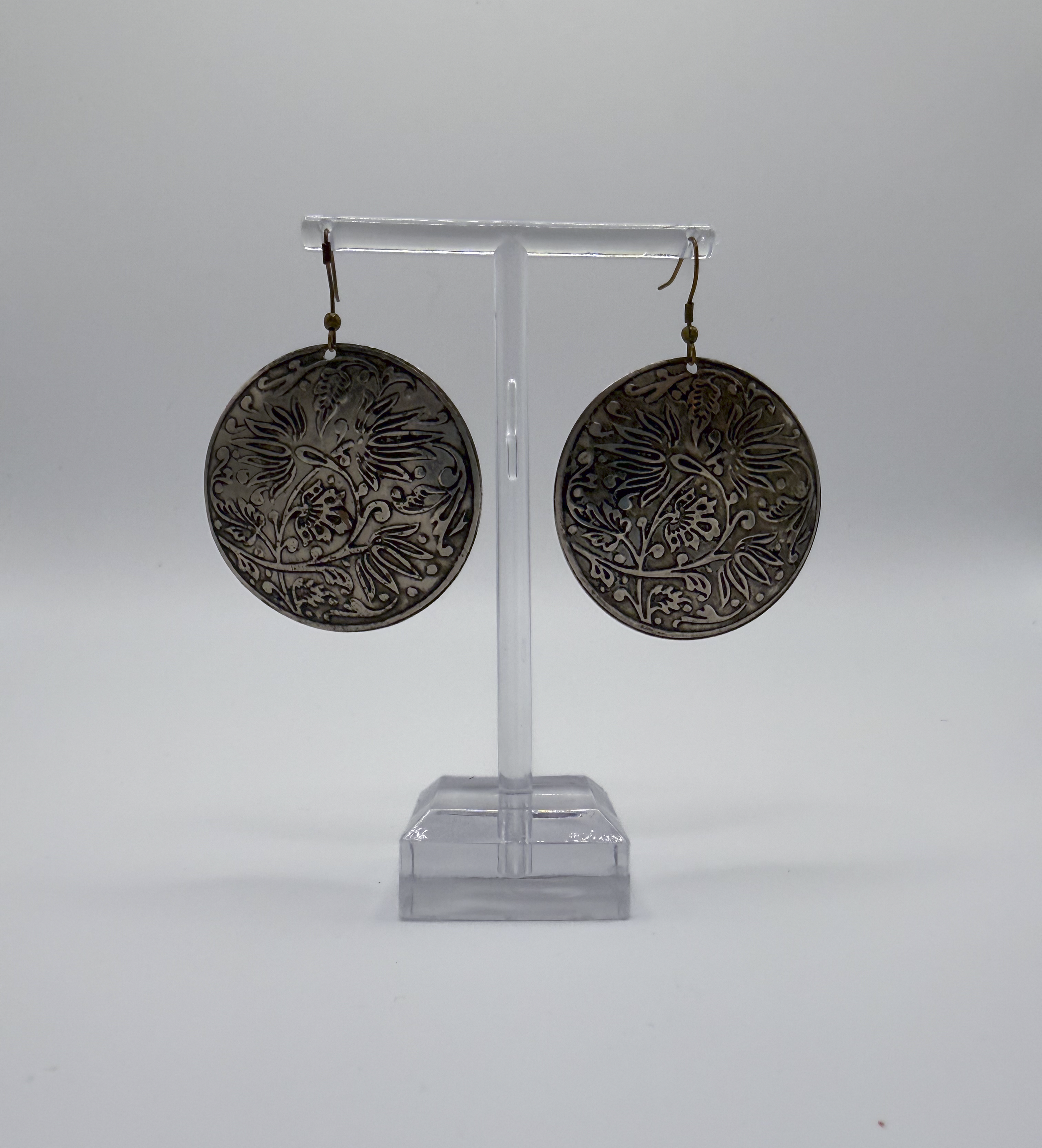 Metal Shield Earrings