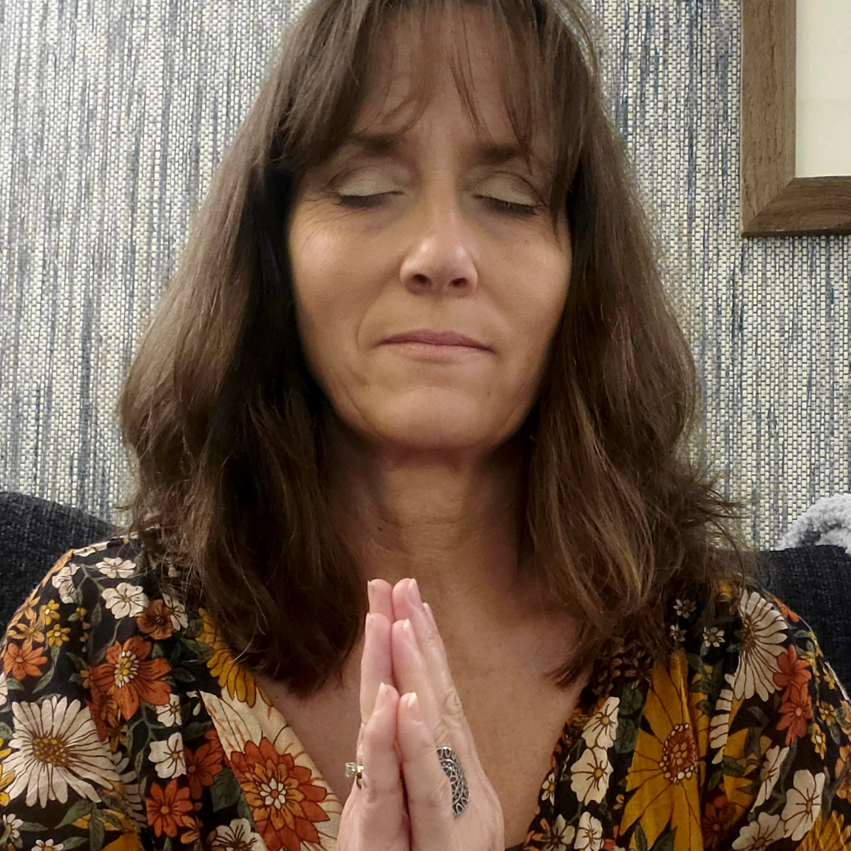 Susan Marshall meditating