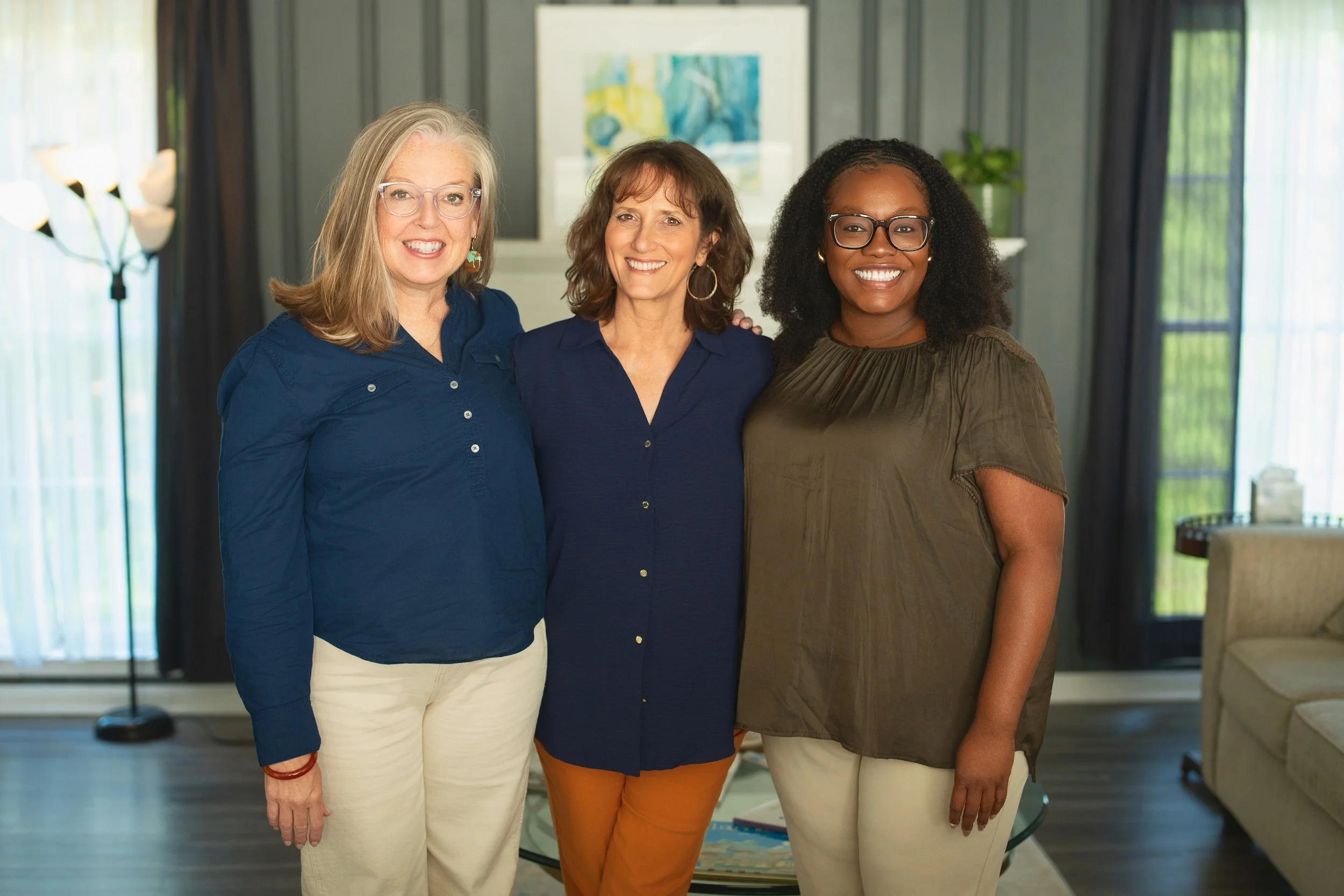Holly, Susan and LaShannon at The Center for Mindful Exploration.