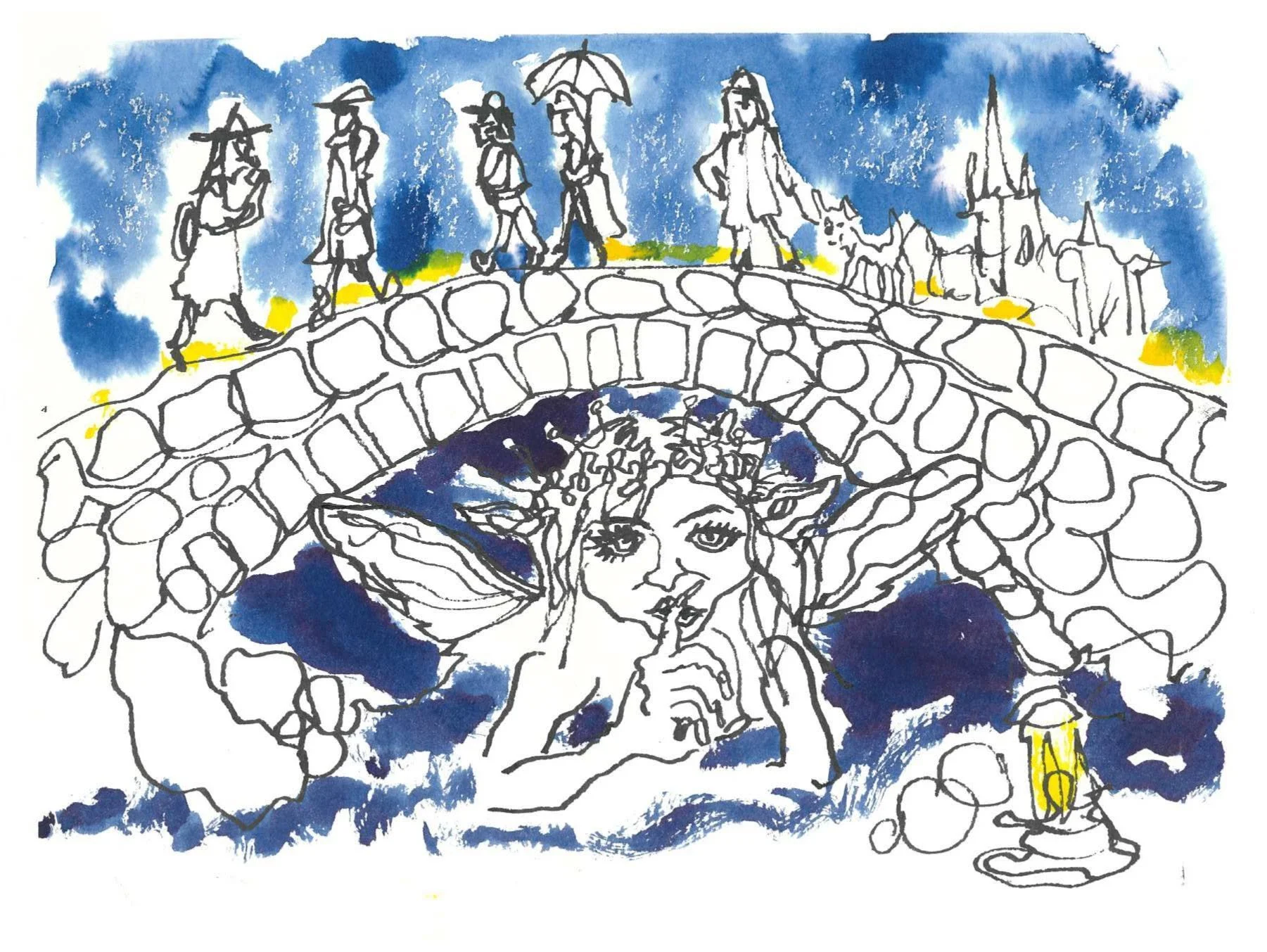 Sketch Ireland with Meagan Burns Continuous Line Drawing Dublin