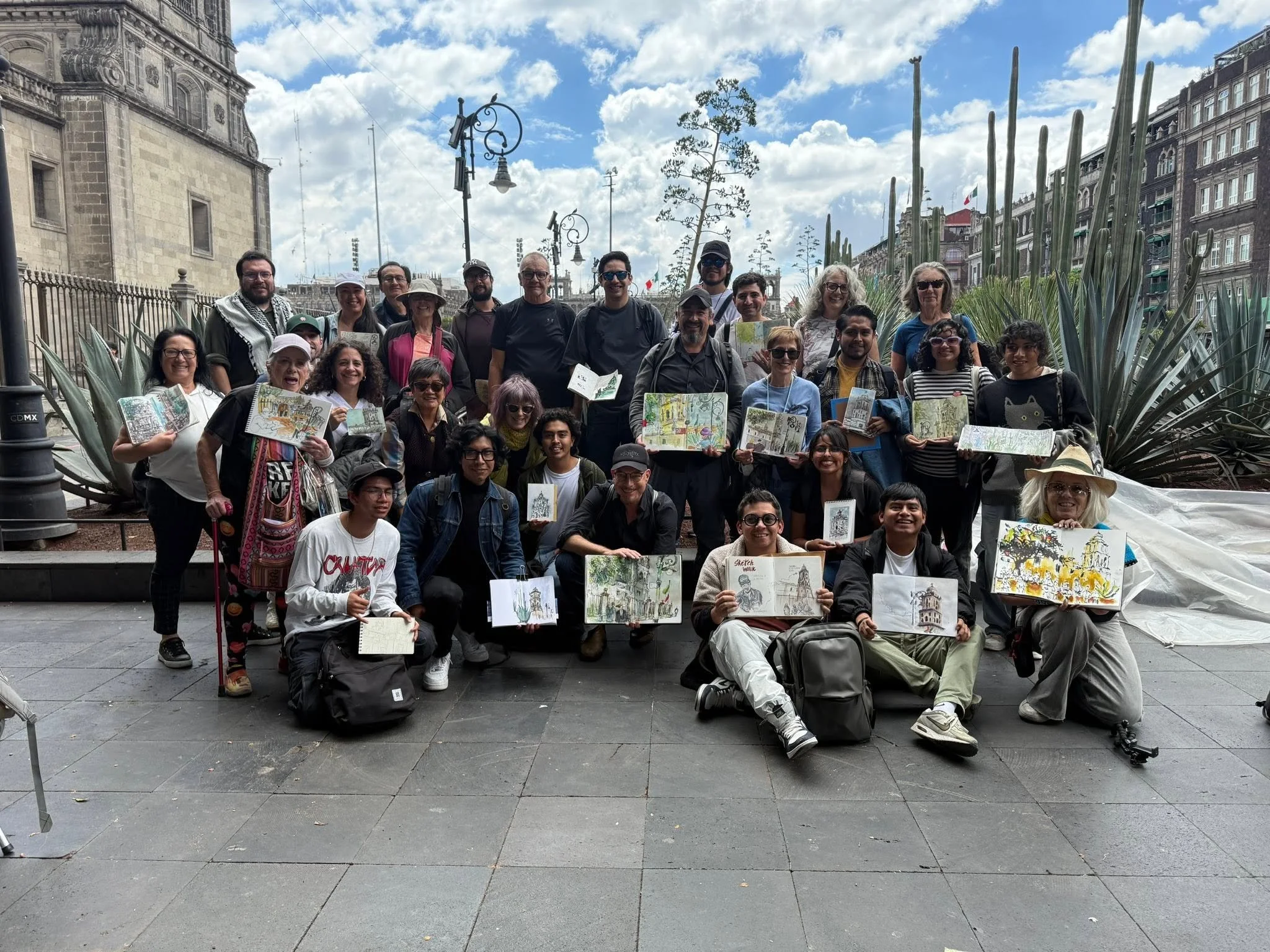 Felix Scheinberger Free Urban Sketchers Mexico City Sketchwalk with Meagan Burns