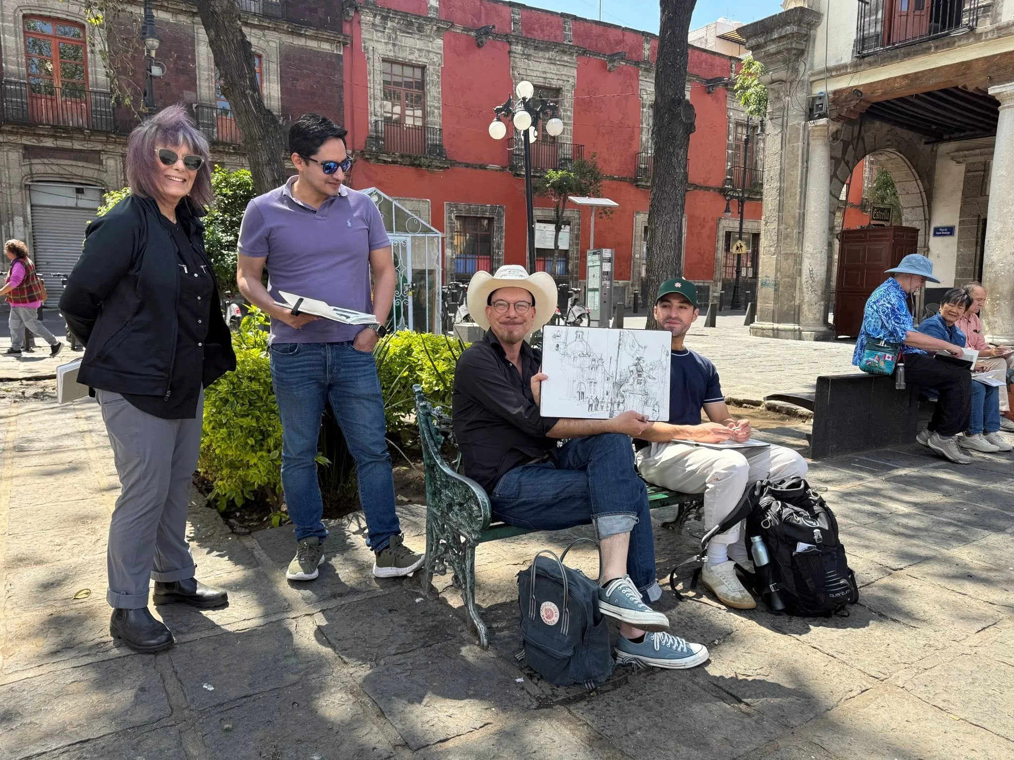Felix Scheinberger Centro Historico Mexico City Sketch workshop, hosted by Meagan Burns