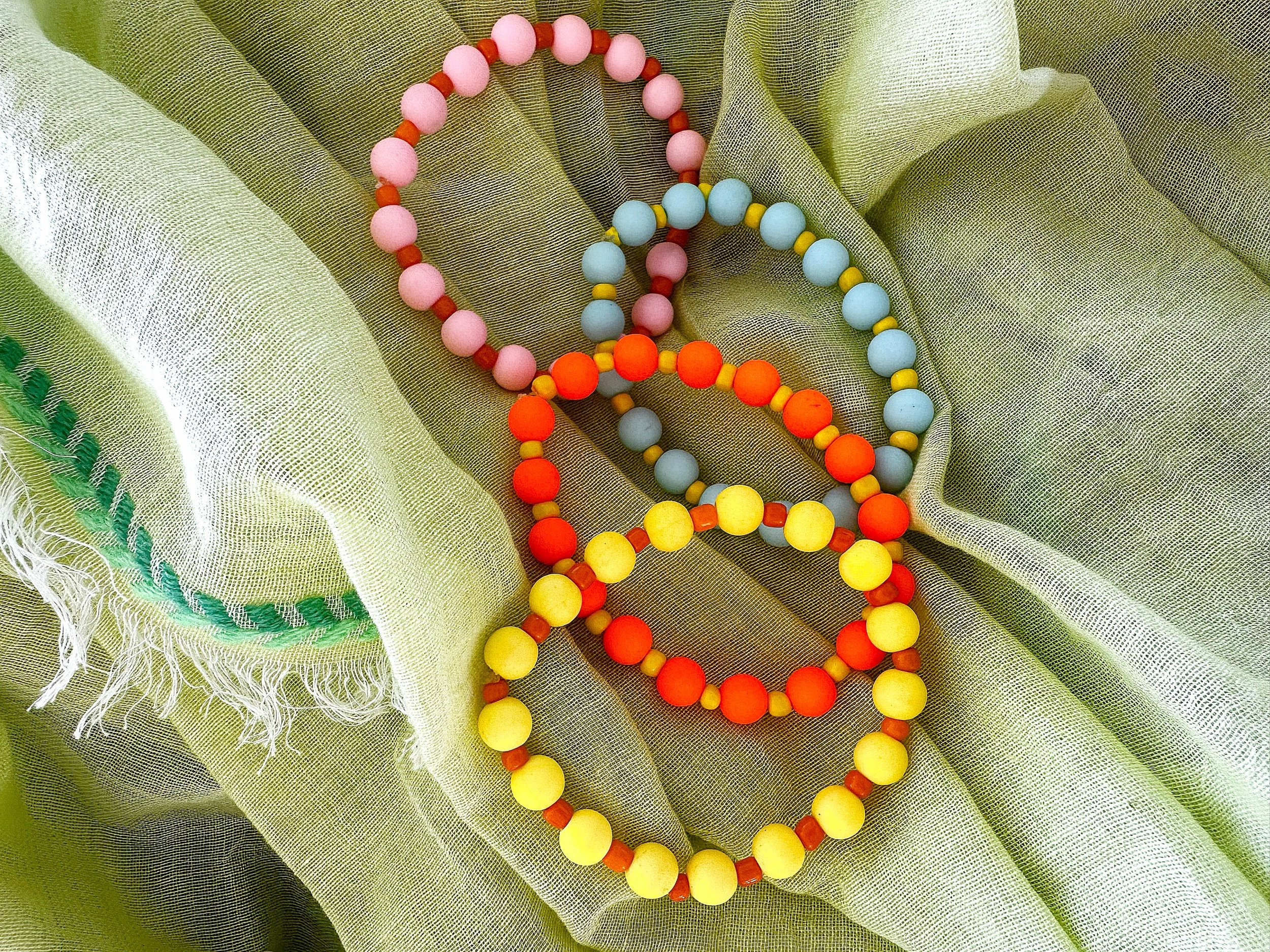 Color Pop Beaded Bracelets