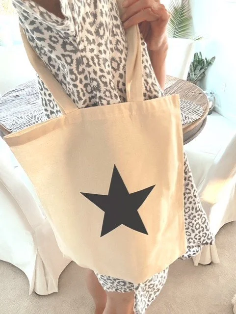 Coastal Thread star tote bag made from durable cotton canvas
