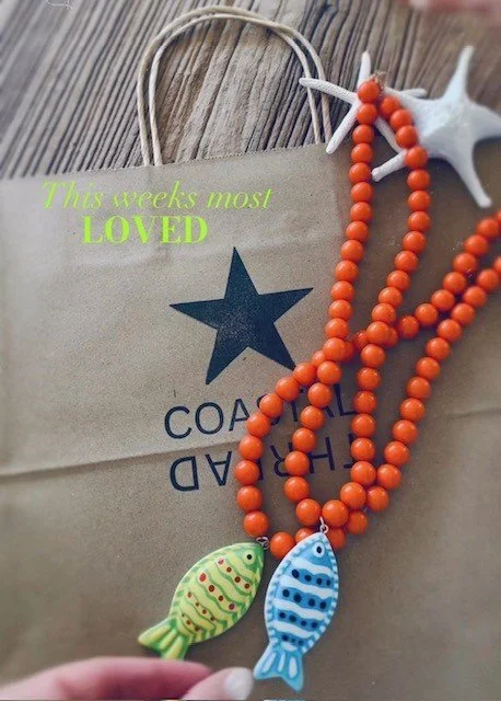 Beaded Fish Necklaces