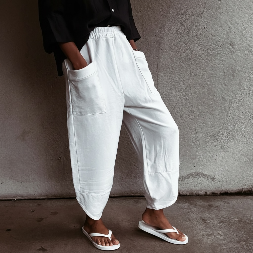 Wilma Relaxed Paia Joggers - White  *NEW*
