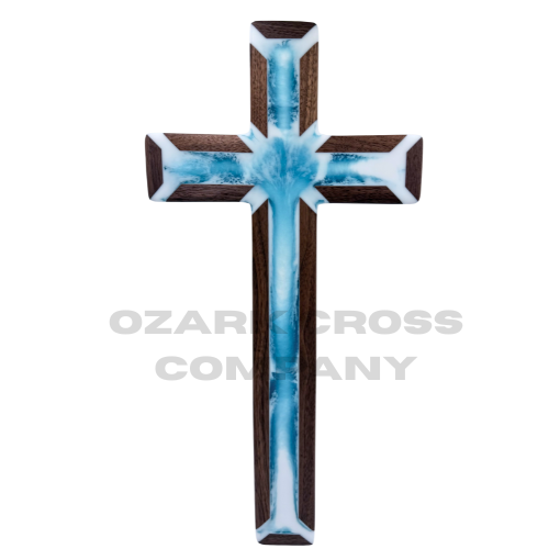 Blue White Resin