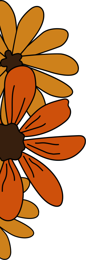 illustrated decorative flowers
