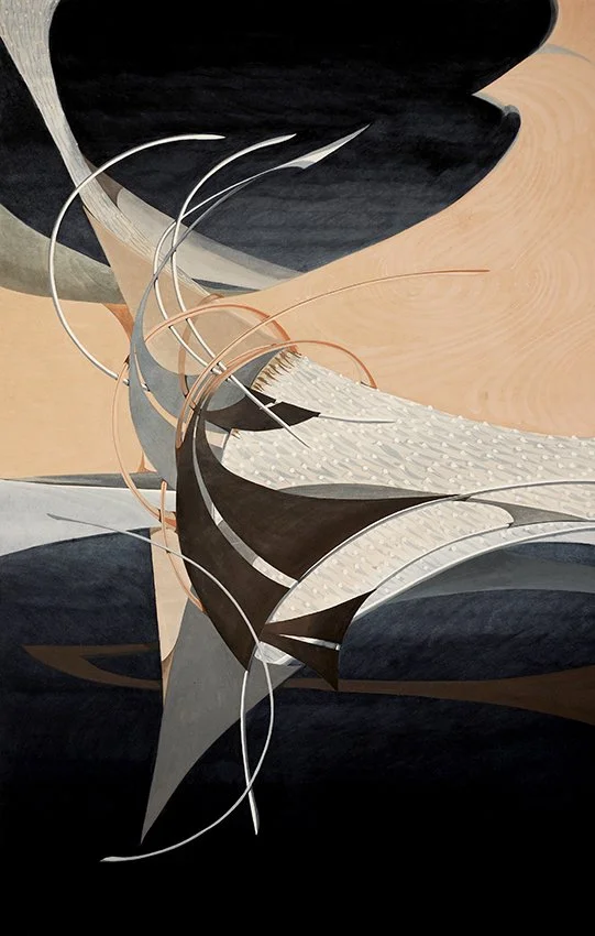 Elnath I, 116 x 72.7 cm, vegetal dyes - korean ink on Hanji paper, 2026