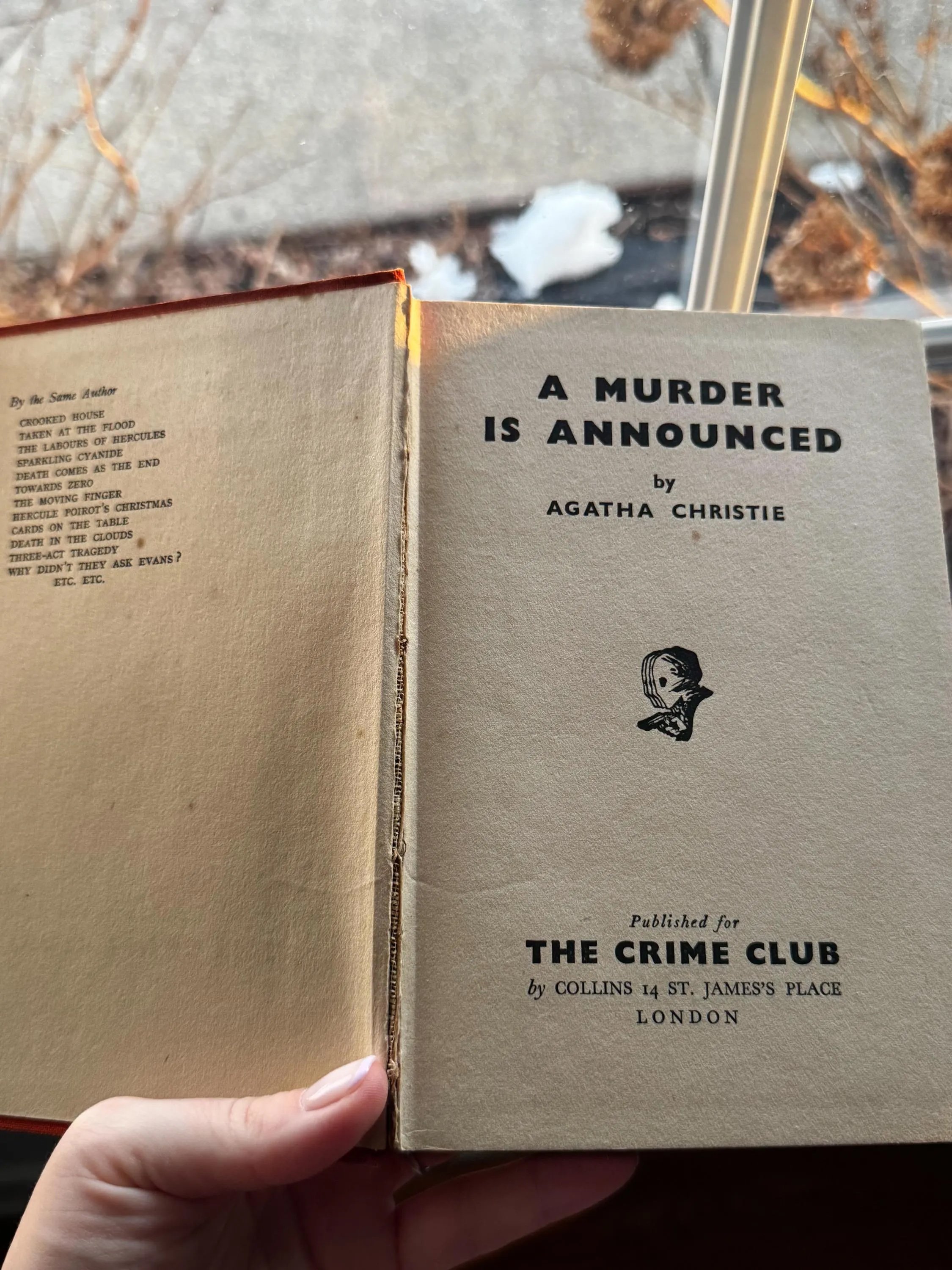 FIRST EDITION A Murder is Announced by Agatha Christie