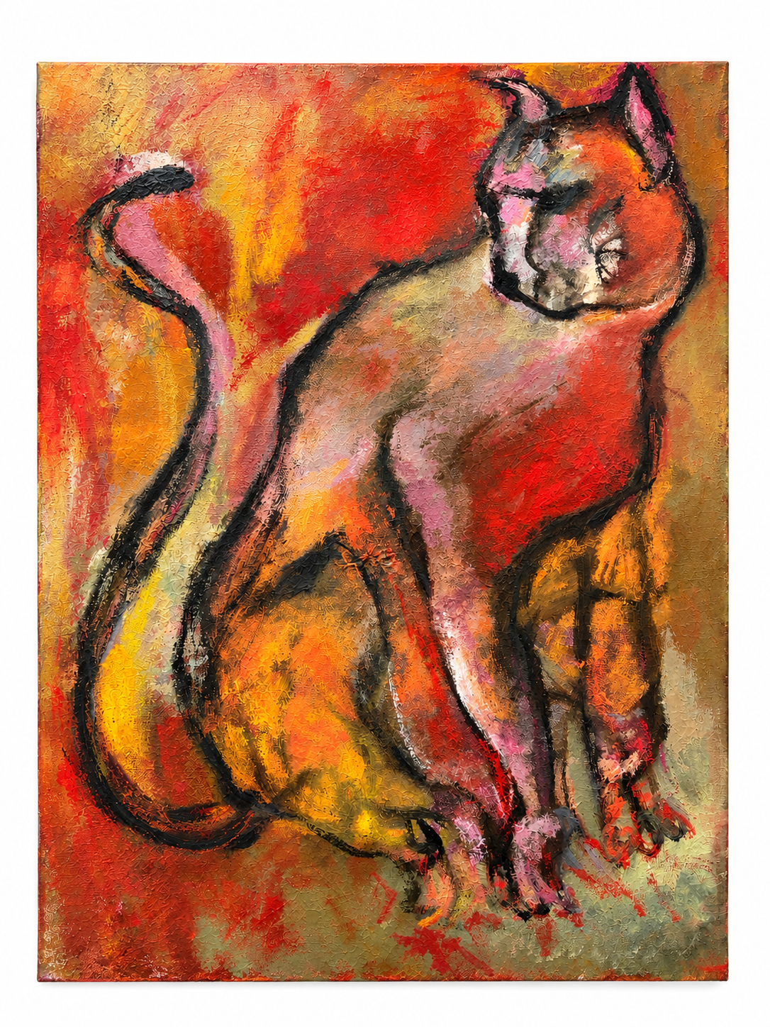 2026 | Gatto | 70cm x 80cm | $1,900 | Available