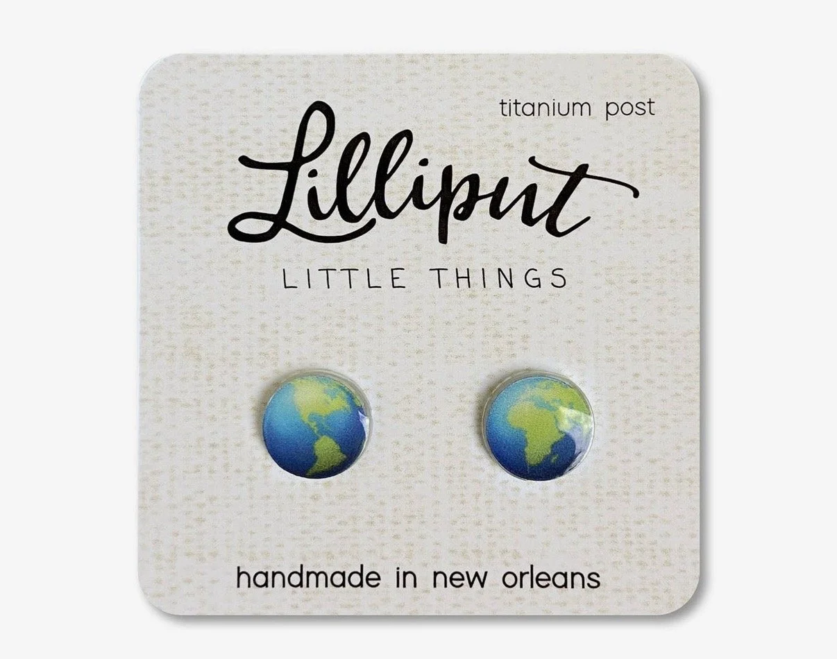 Planet Earth Earrings
