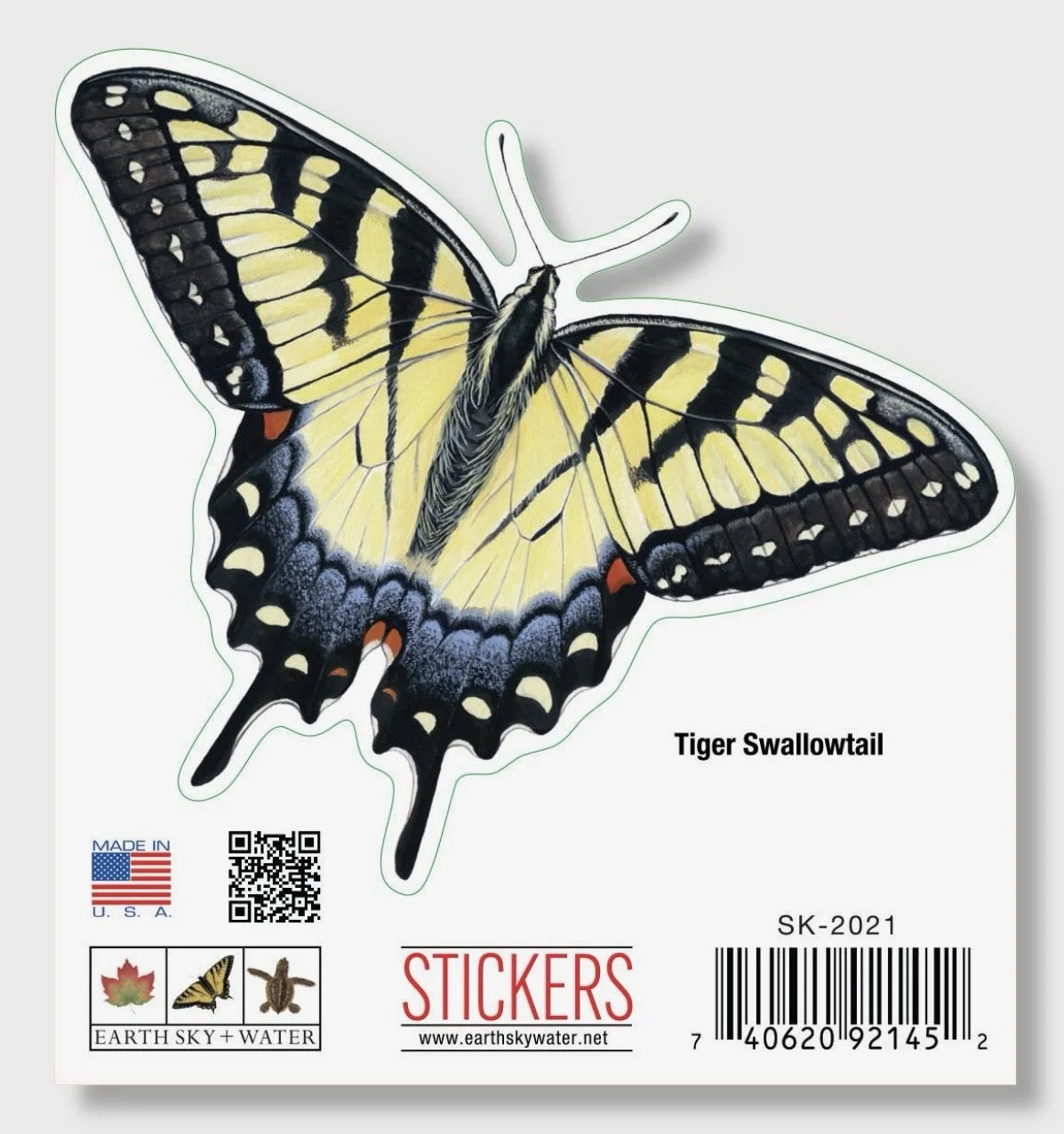 Tiger Swallowtail Nature Sticker