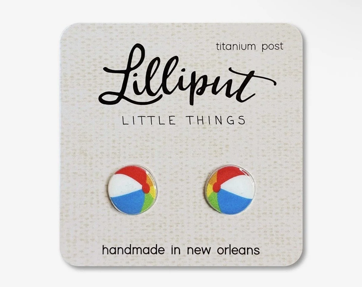 Beach Ball Earrings