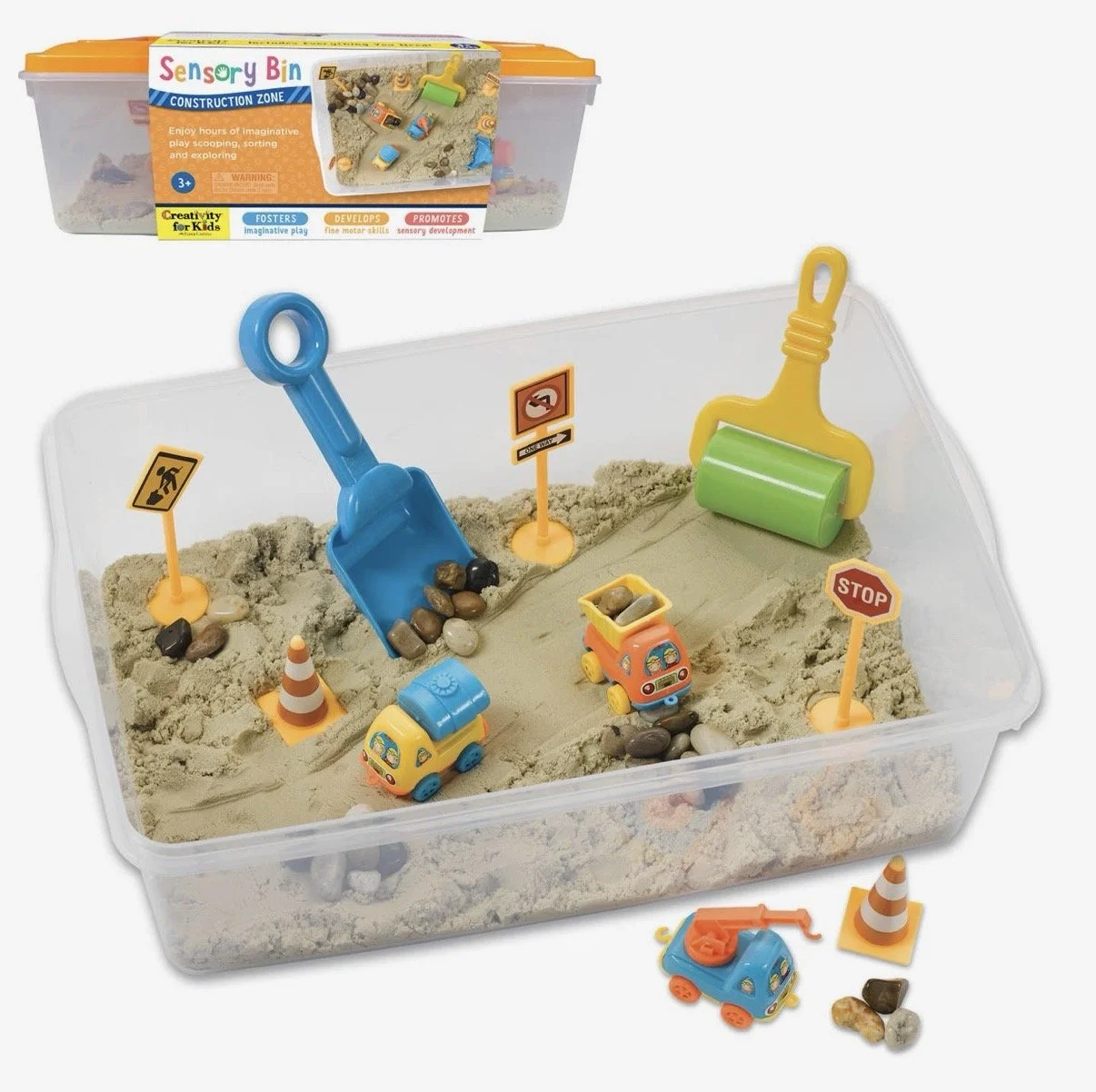 Sensory Bin - Construction Zone