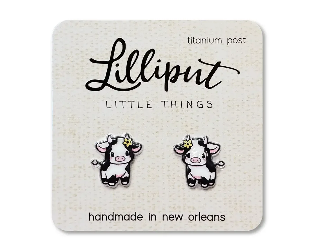 Baby Cow Earrings