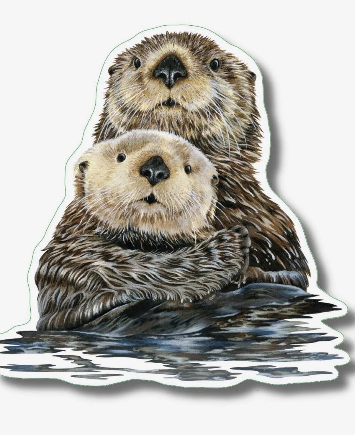 Sea Otter Nature Sticker