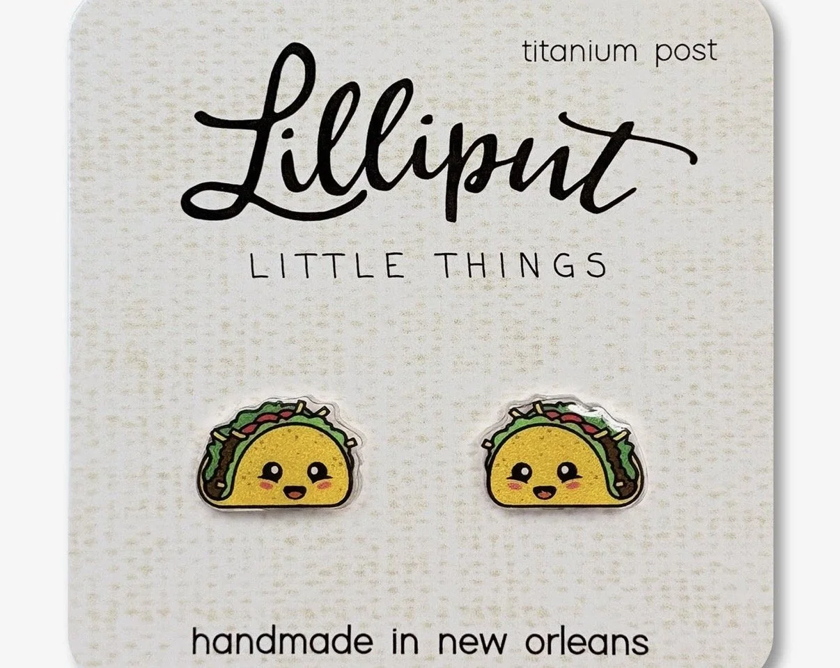 Taco Earrings